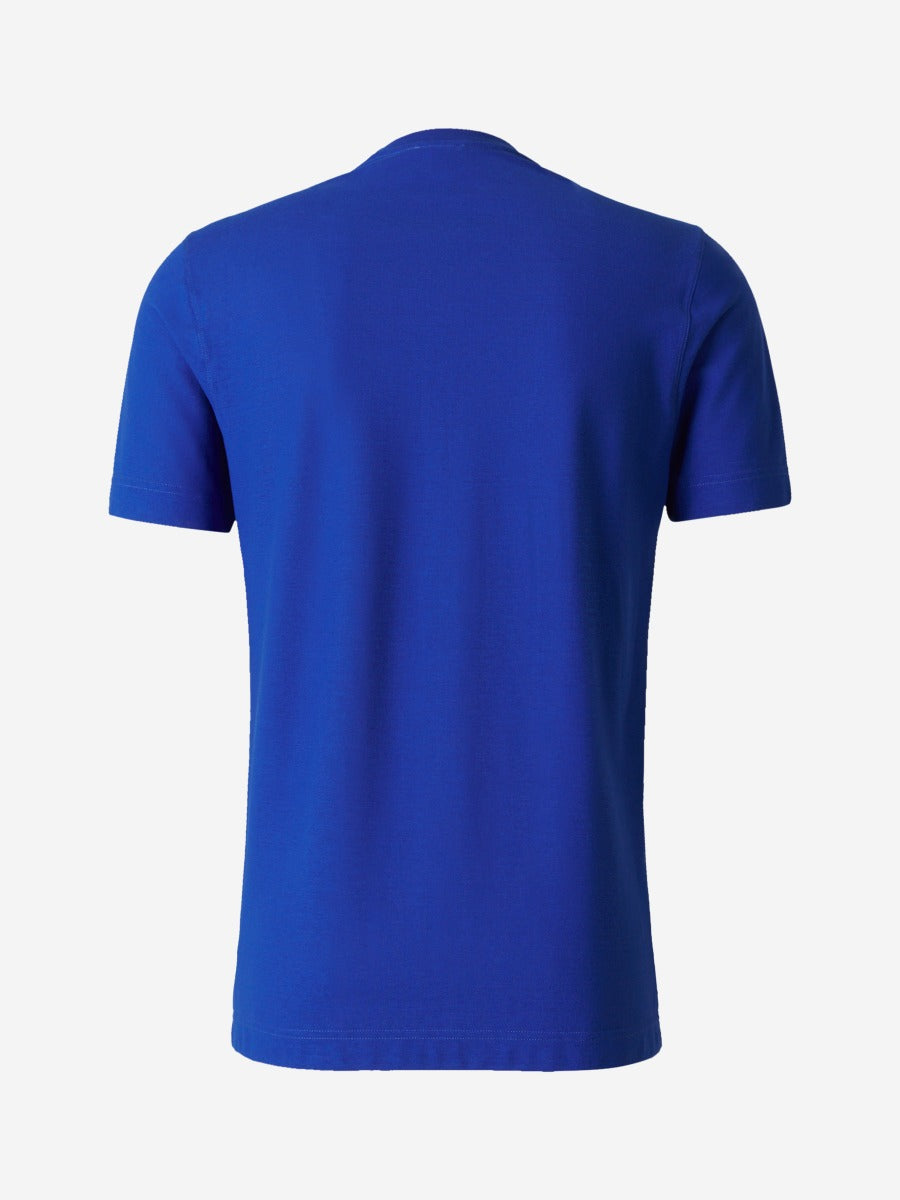 Zanone Camiseta Lisa Algodón color Verde Militar sku 553-002972 04 - Foto 2