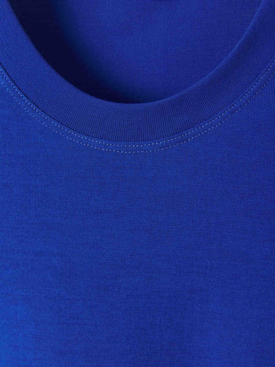 Zanone Camiseta Lisa Algodón color Verde Militar sku 553-002972 04 - Foto 3