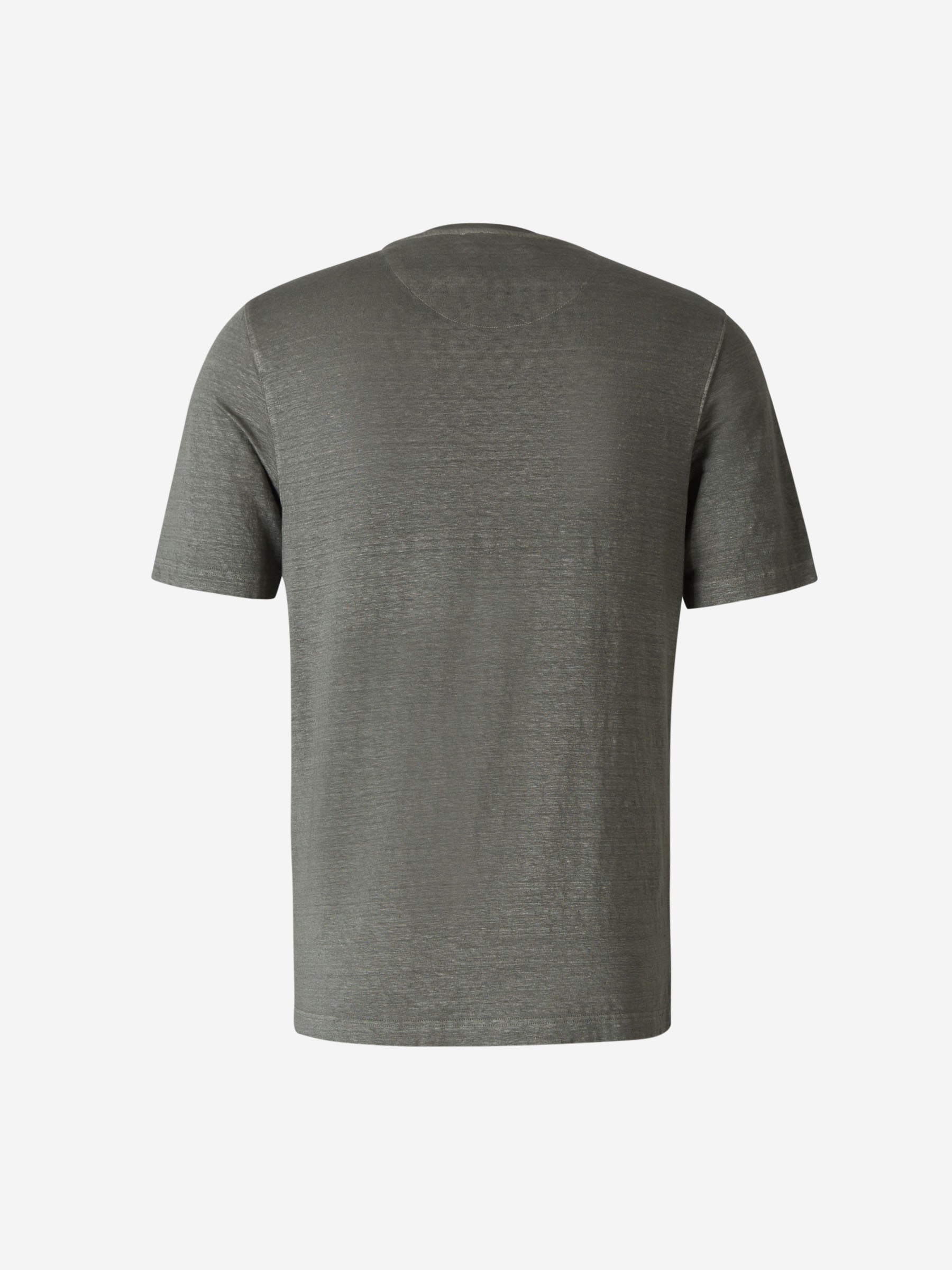 Santa Eulalia Camiseta Bolsillo Lino color Verde Militar sku 553-002976 04 - Foto 6