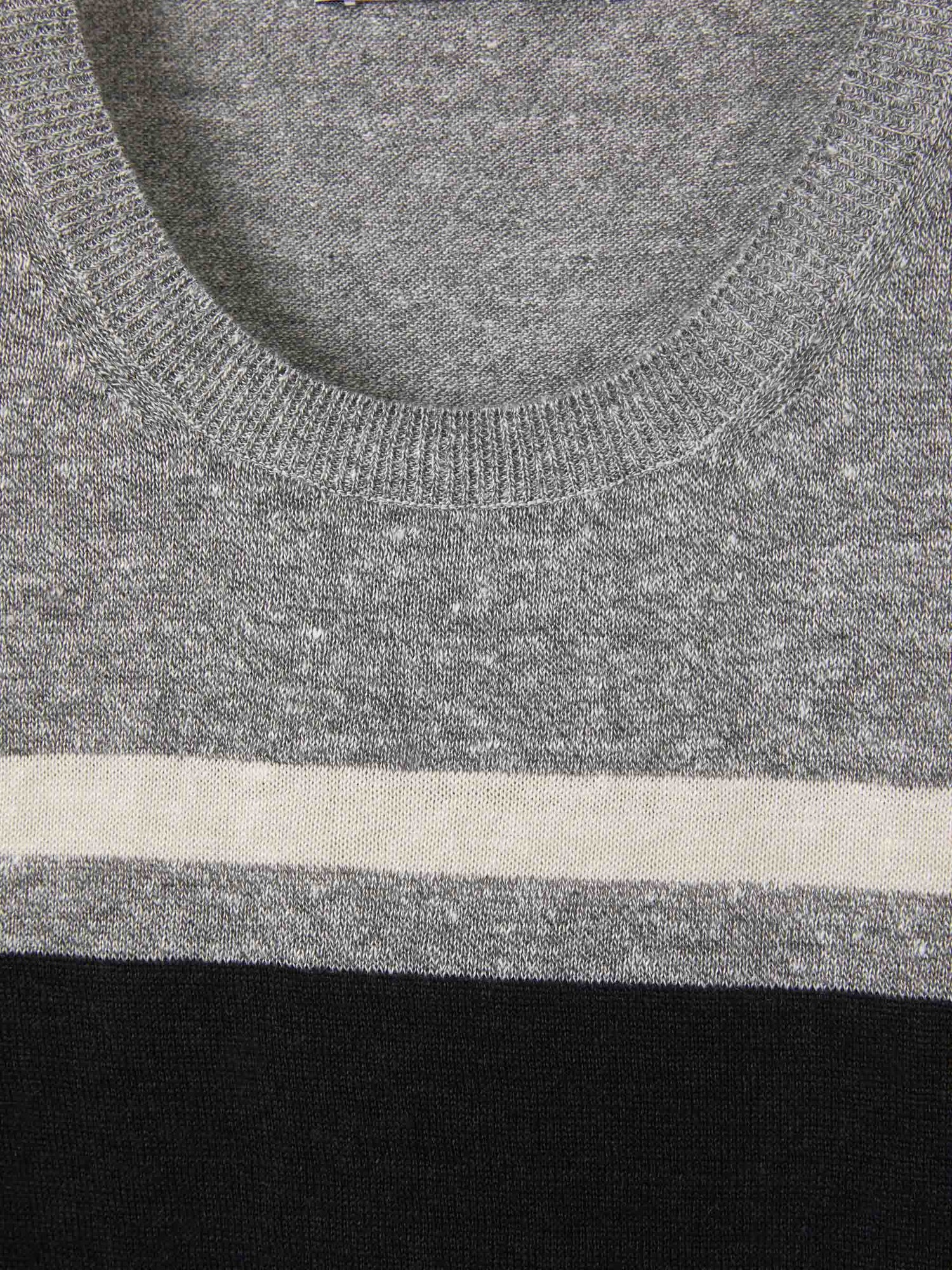 Gran Sasso Camiseta Lino Y Algodón color Negro sku 553-002978 02 - Foto 1