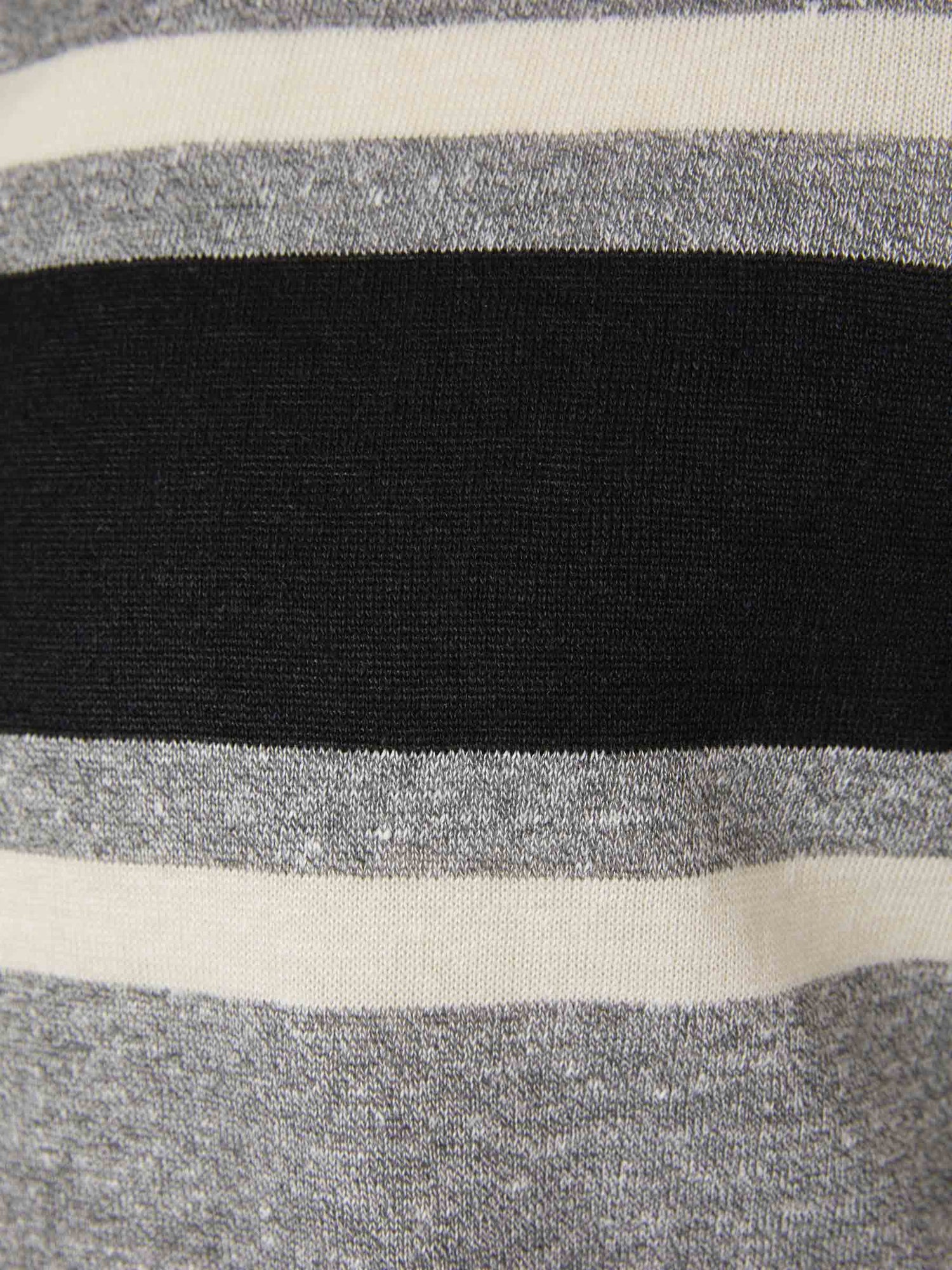 Gran Sasso Camiseta Lino Y Algodón color Negro sku 553-002978 02 - Foto 2