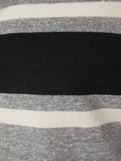 Gran Sasso Camiseta Lino Y Algodón color Negro sku 553-002978 02 - Foto 2