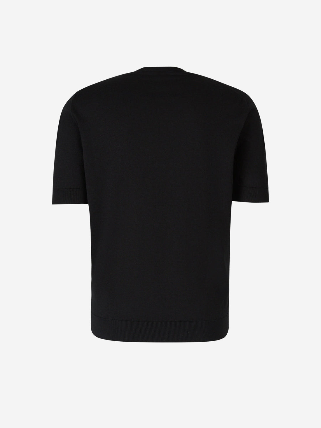 Santa Eulalia Camiseta Lisa Algodón color Negro sku 553-003016 02 - Foto 2