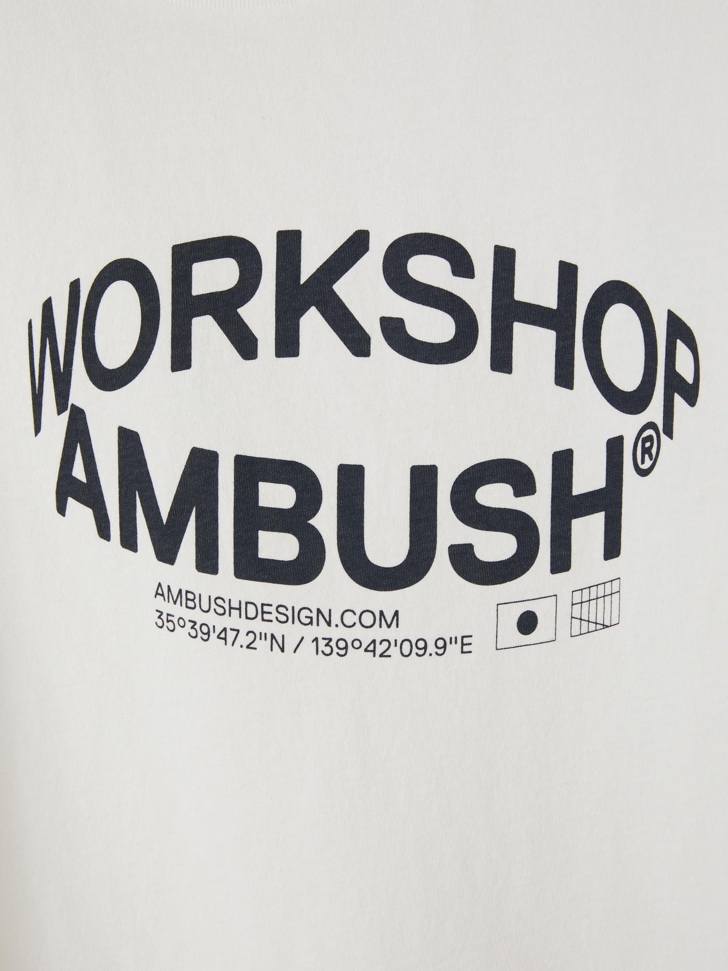 Ambush Camiseta Algodón Logo color Negro sku 553-003022 02 - Foto 4