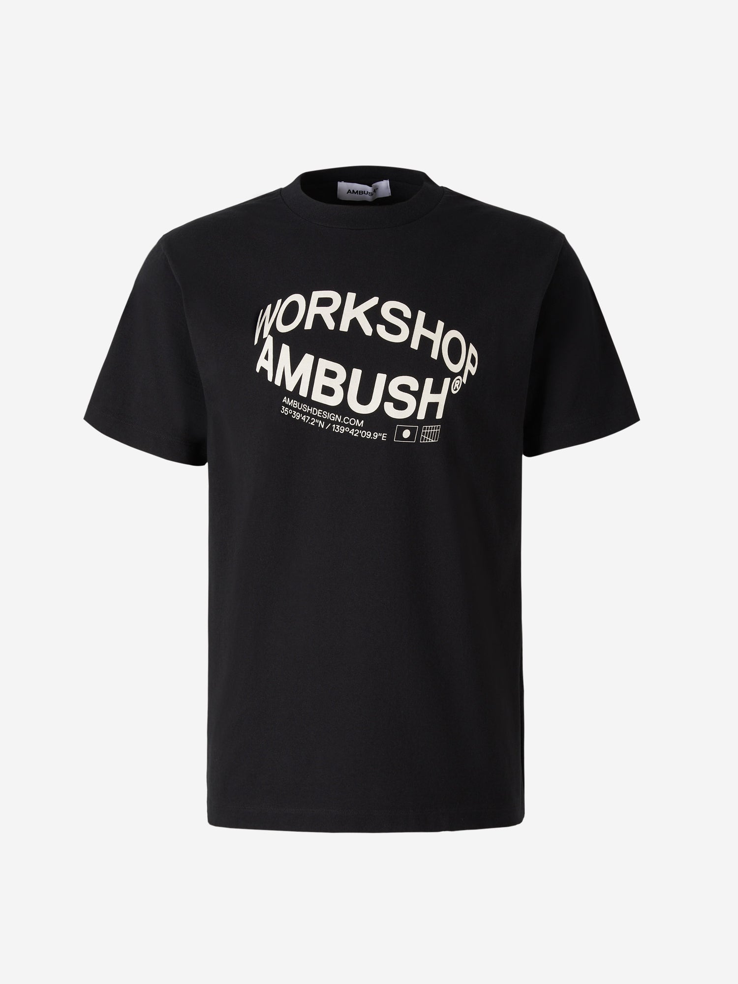 Ambush Camiseta Algodón Logo color Negro sku 553-003022 02 - Foto 5