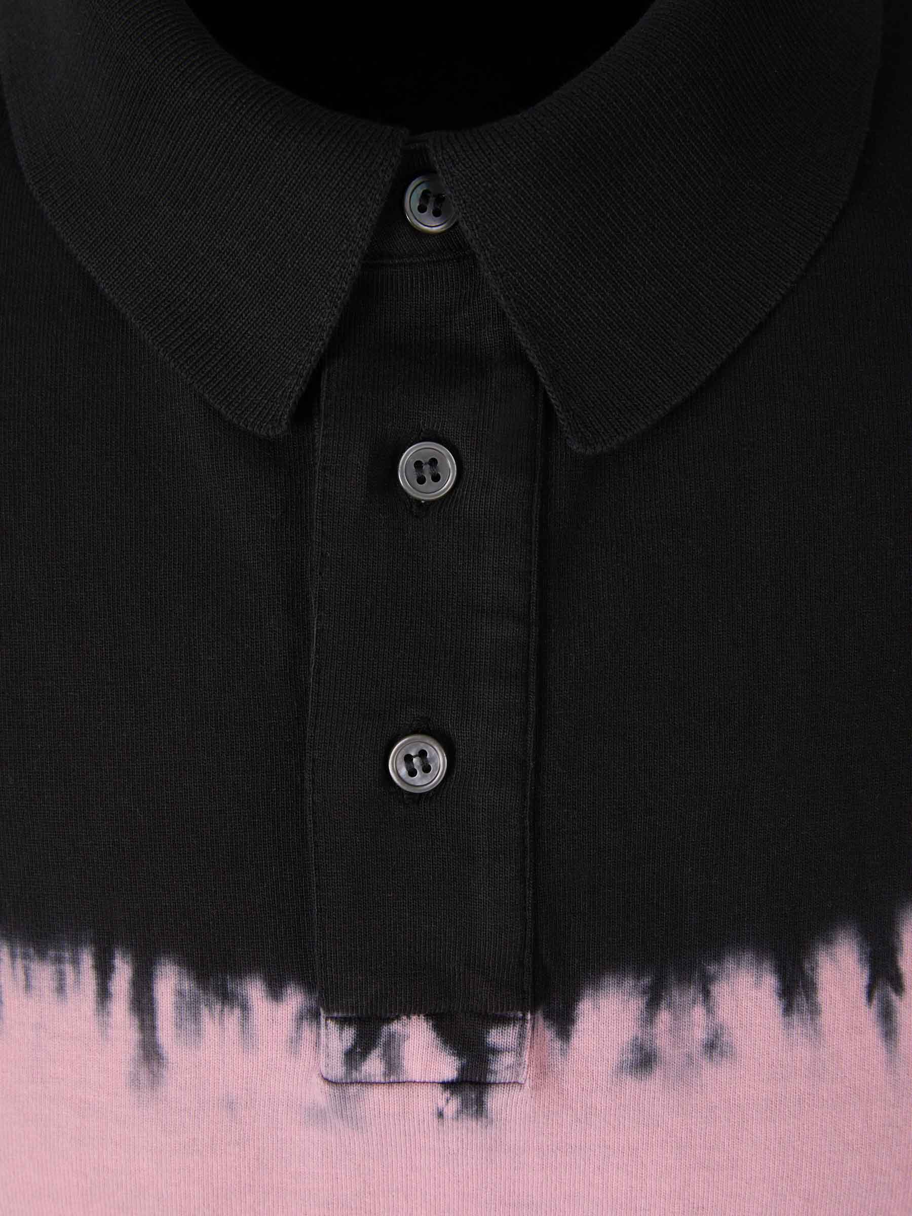 Outlet online Acne Studios Face Hombre Polo Tie Dye Combinada color Negro sku 553-003034 01 - Foto 3