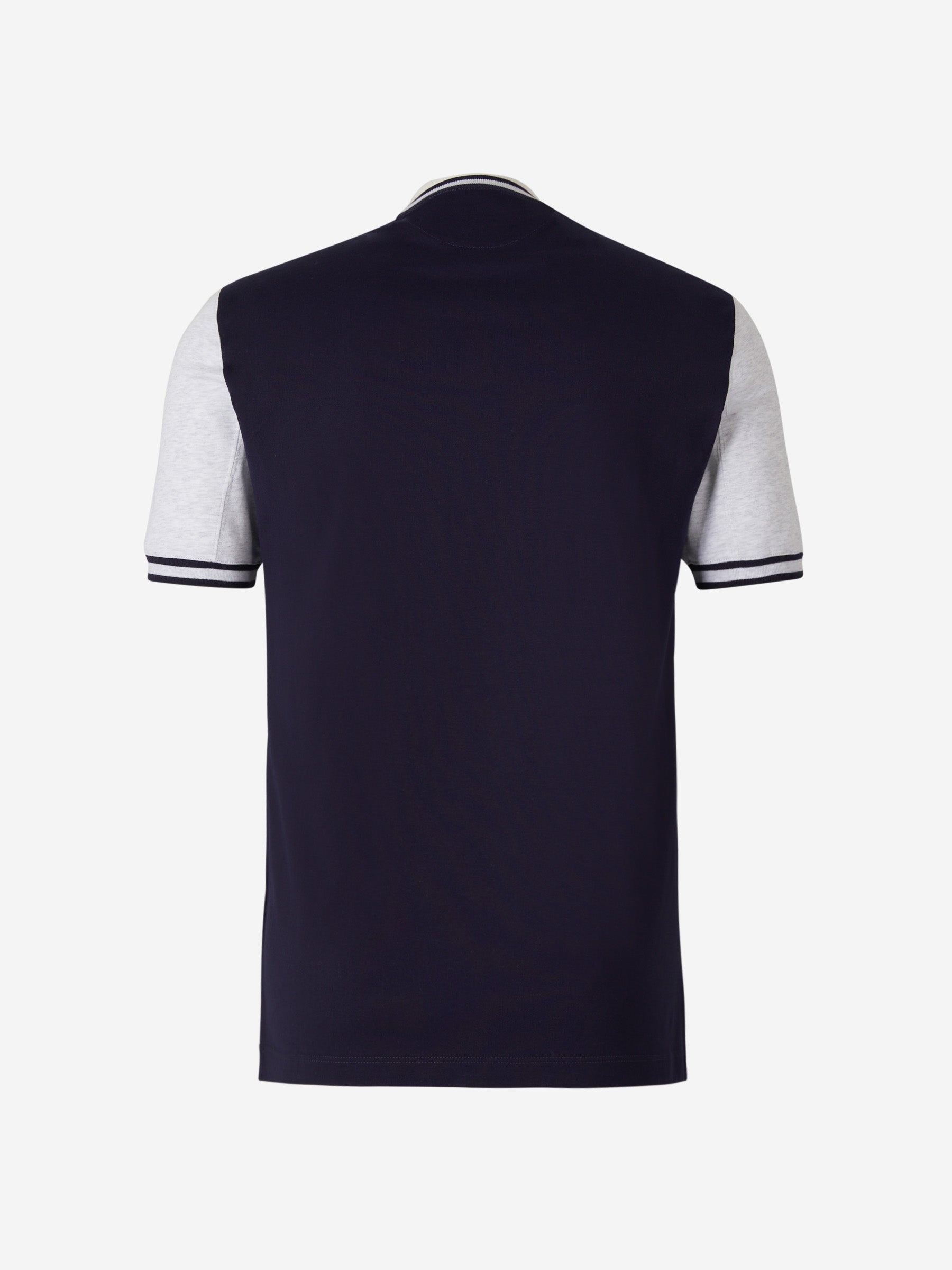 Brunello Cucinelli Camiseta Bicolor color Azul Noche sku 553-003041 01 - Foto 2