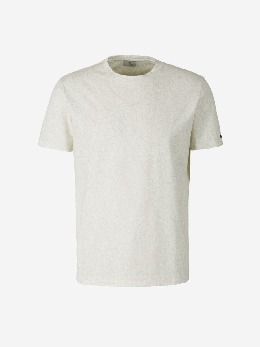Etro Camiseta Motivo Floral color Blanco sku 553-003042 02 - Foto 1