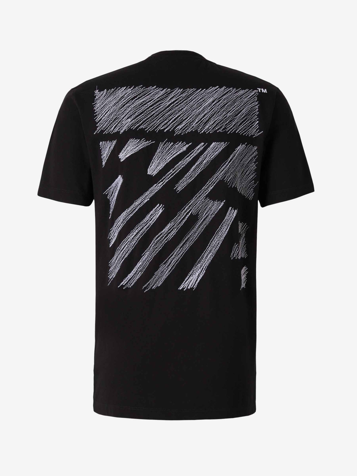 Off-White Camiseta Logo Bordado color Negro sku 553-003062 01 - Foto 2