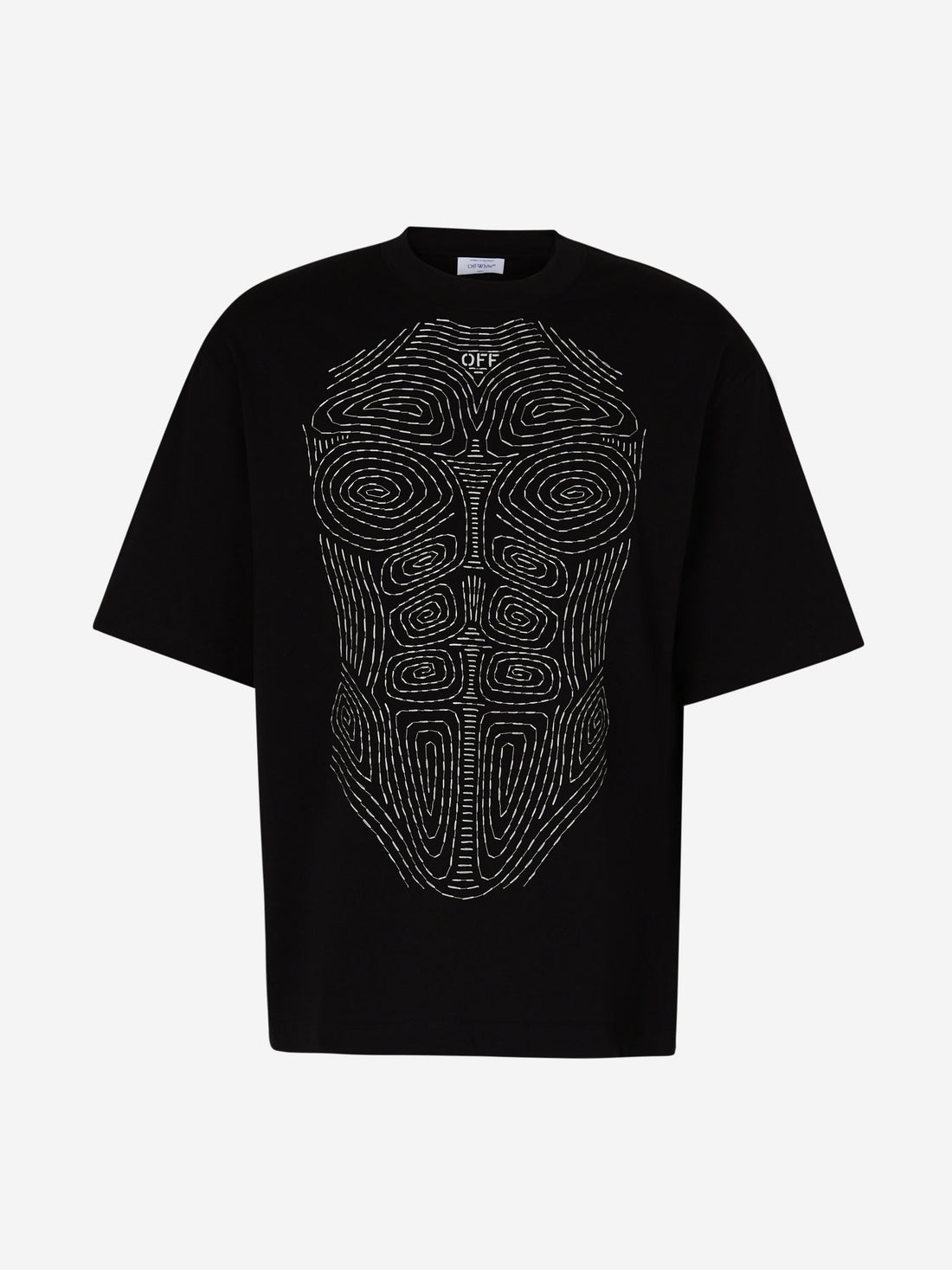 Off-White Camiseta Gráfico Estampado color Negro sku 553-003114 01 - Foto 1