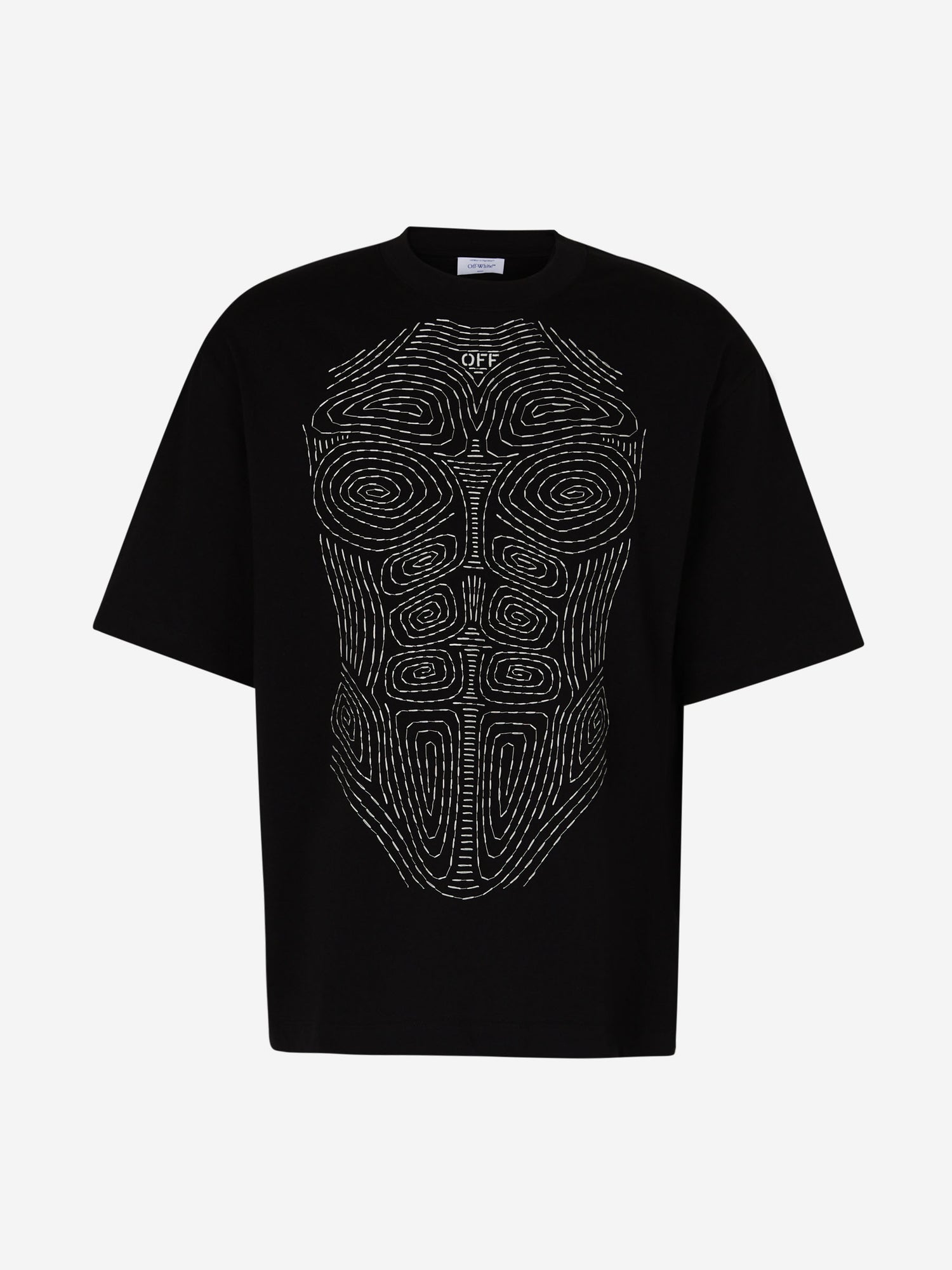 Off-White Camiseta Gráfico Estampado color Negro sku 553-003114 01 - Foto 1