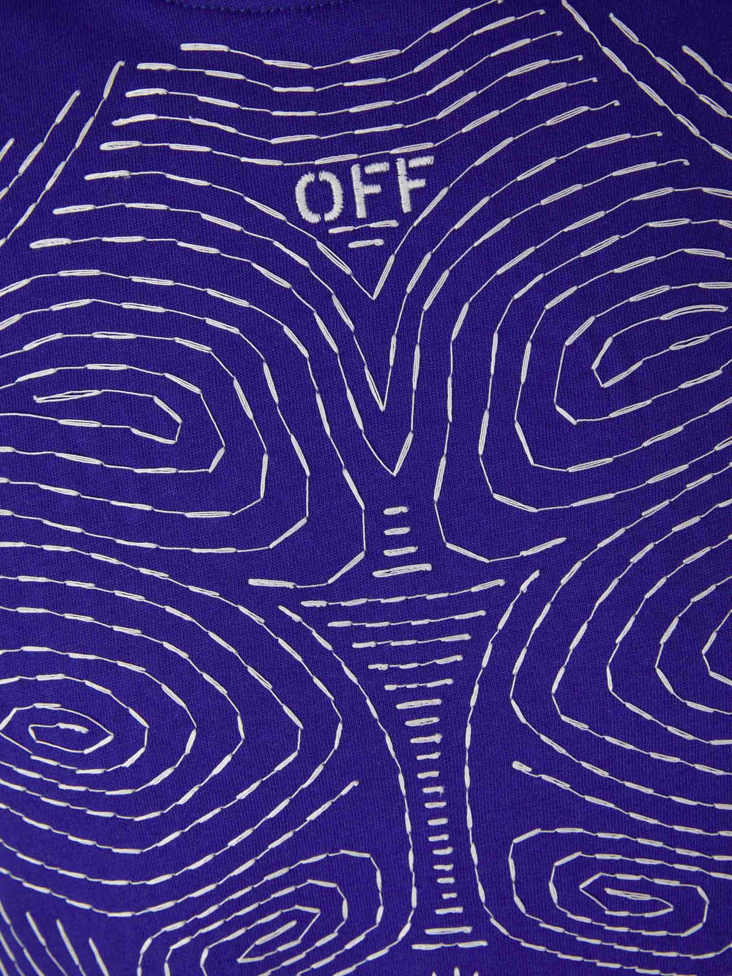 Off-White Camiseta Gráfico Estapado color Azul Marino sku 553-003115 01 - Foto 4