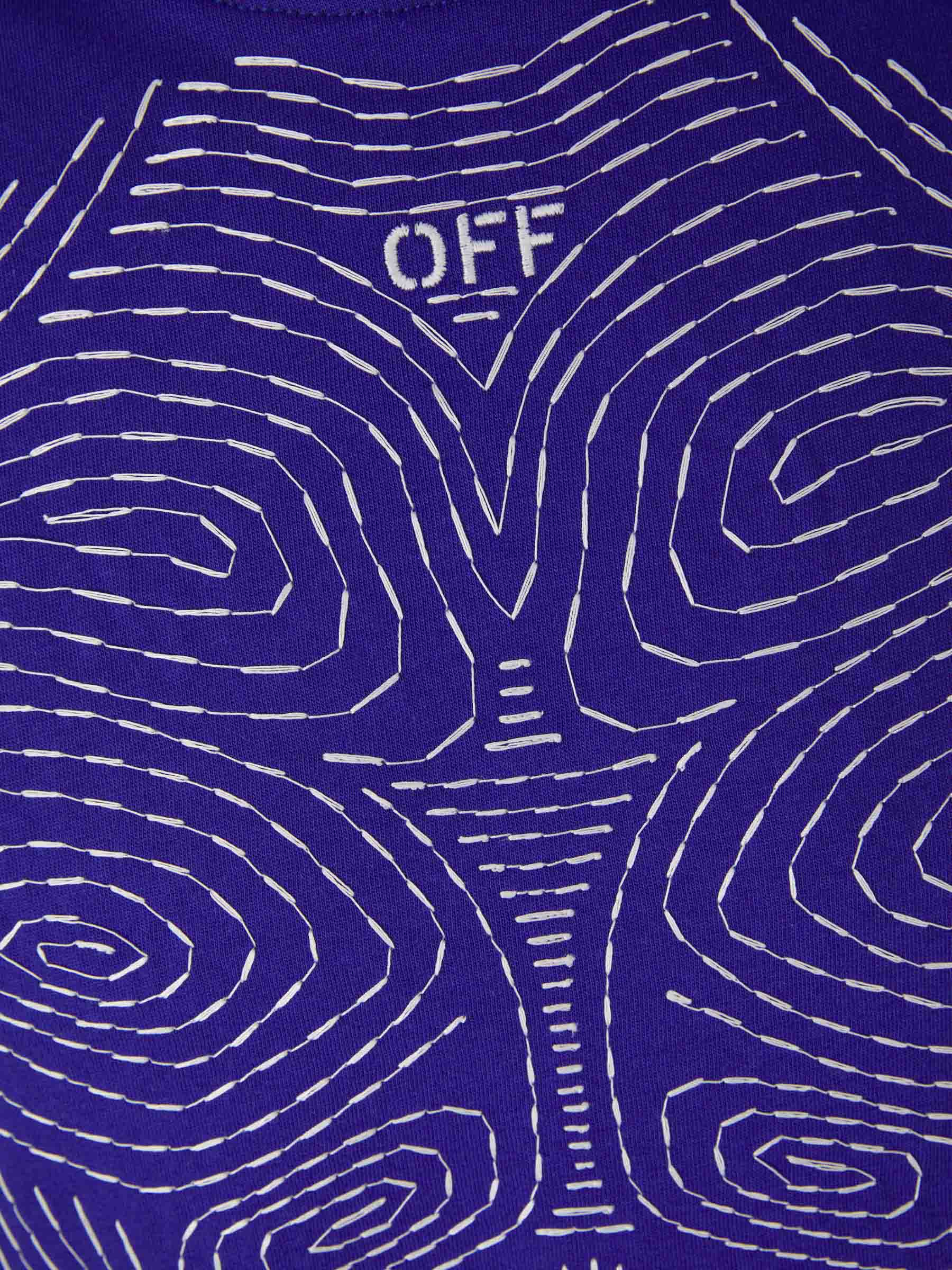 Off-White Camiseta Gráfico Estapado color Azul Marino sku 553-003115 01 - Foto 4