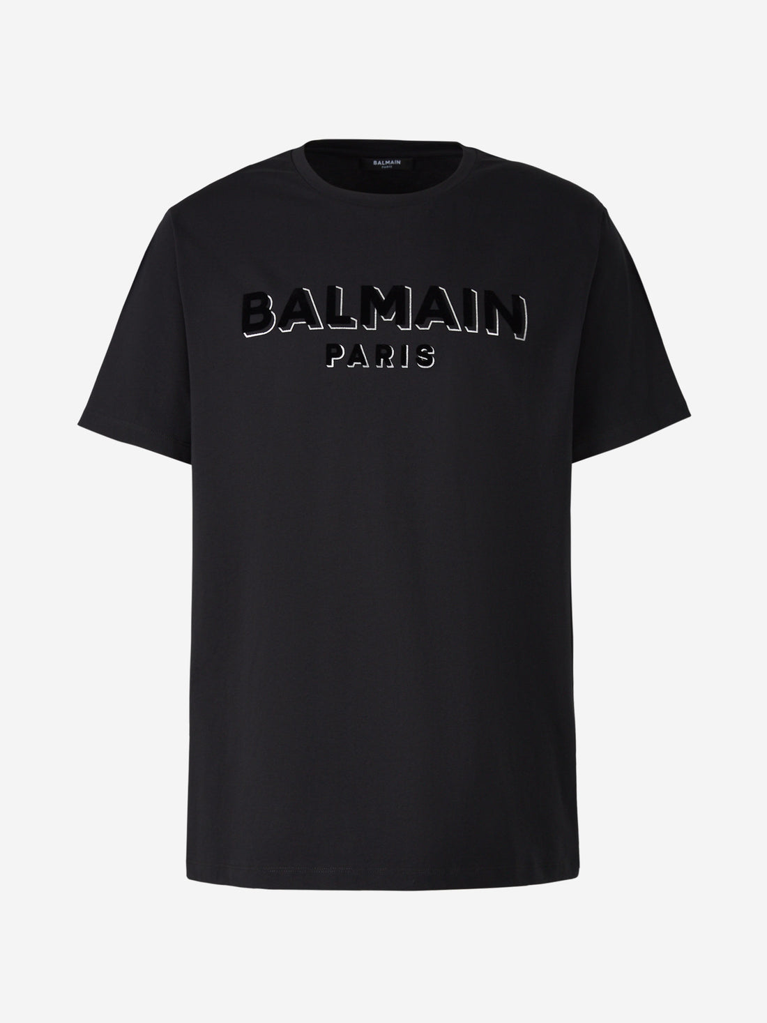 Balmain Camiseta Logo Relieve color Negro sku 553-003117 00 - Foto 1