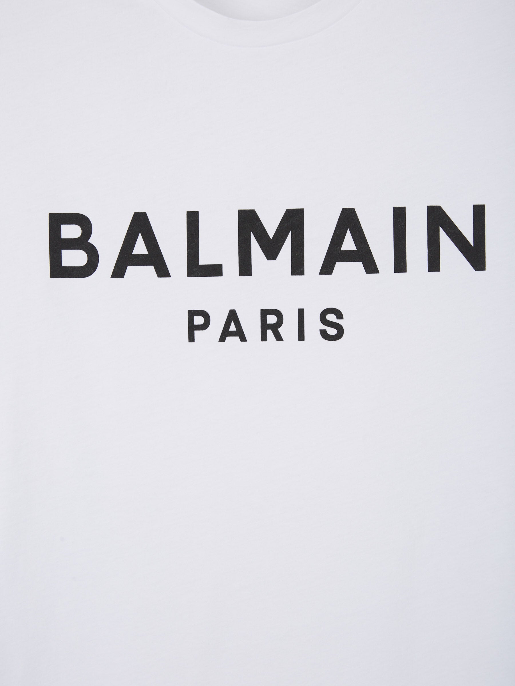 Balmain Camiseta Logo Contraste color Blanco sku 553-003118 02 - Foto 4