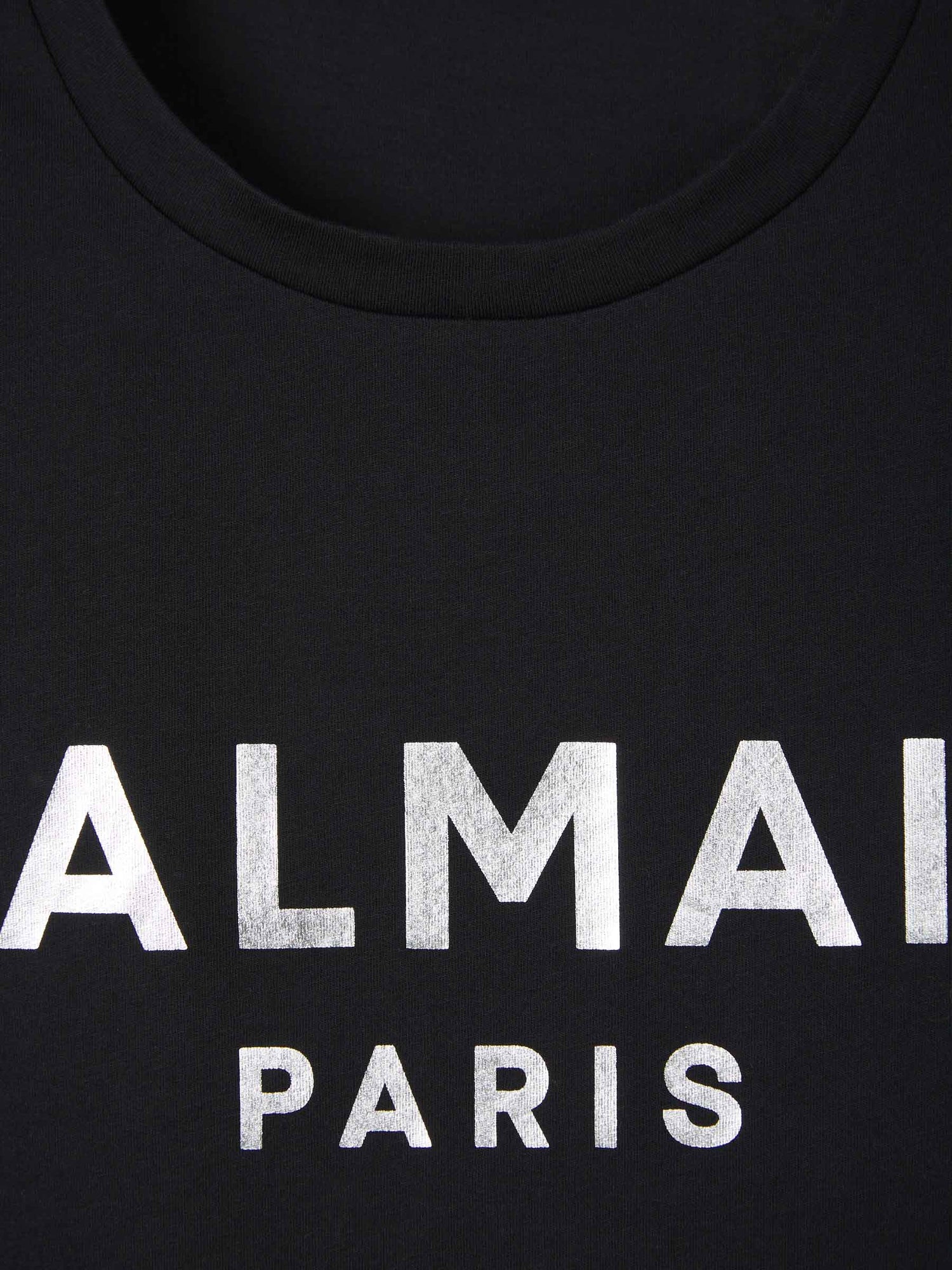 Balmain Camiseta Logo Contraste color Negro sku 553-003120 00 - Foto 3