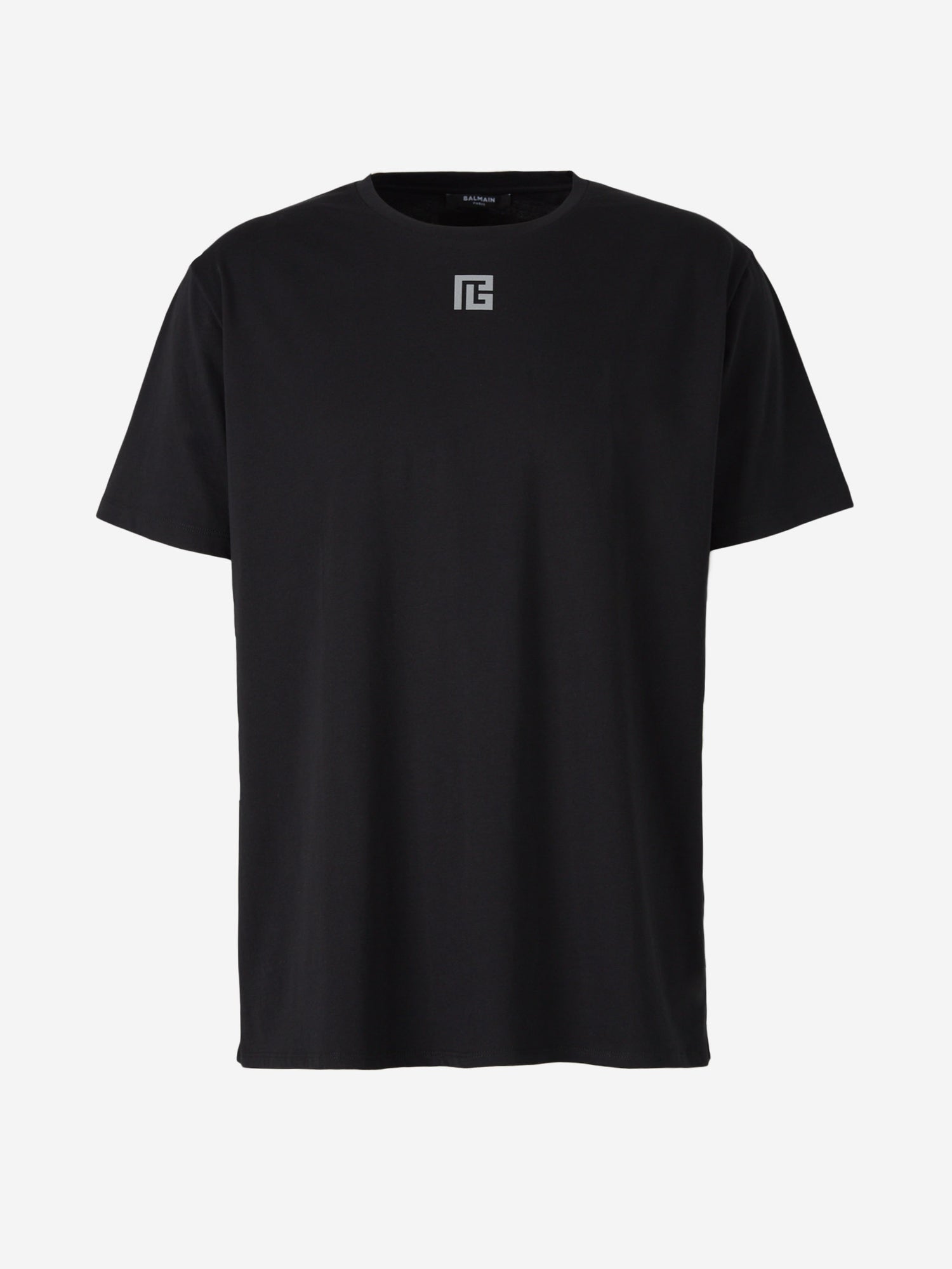 Balmain Camiseta Monograma Contraste color Negro sku 553-003121 00 - Foto 1