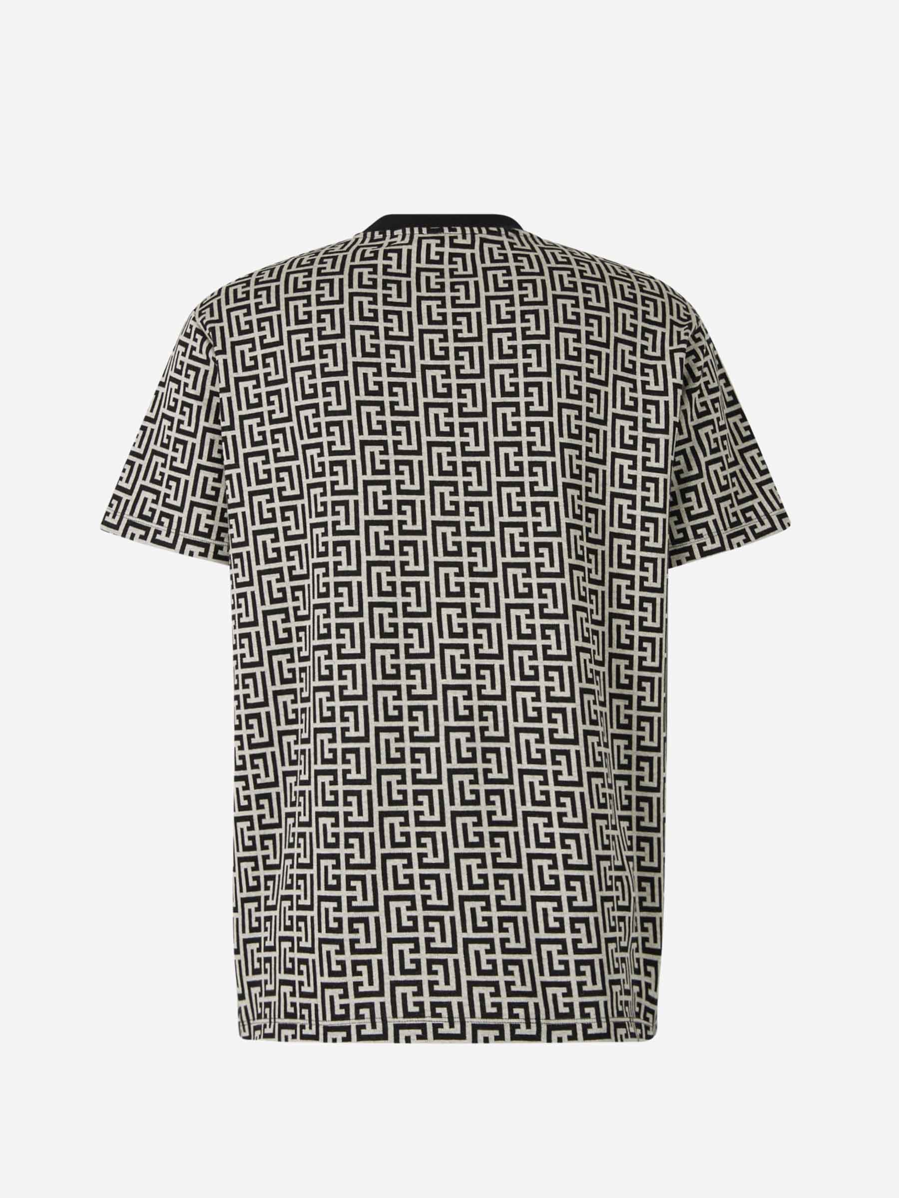 Balmain Camiseta Monograma color Negro sku 553-003122 00 - Foto 2