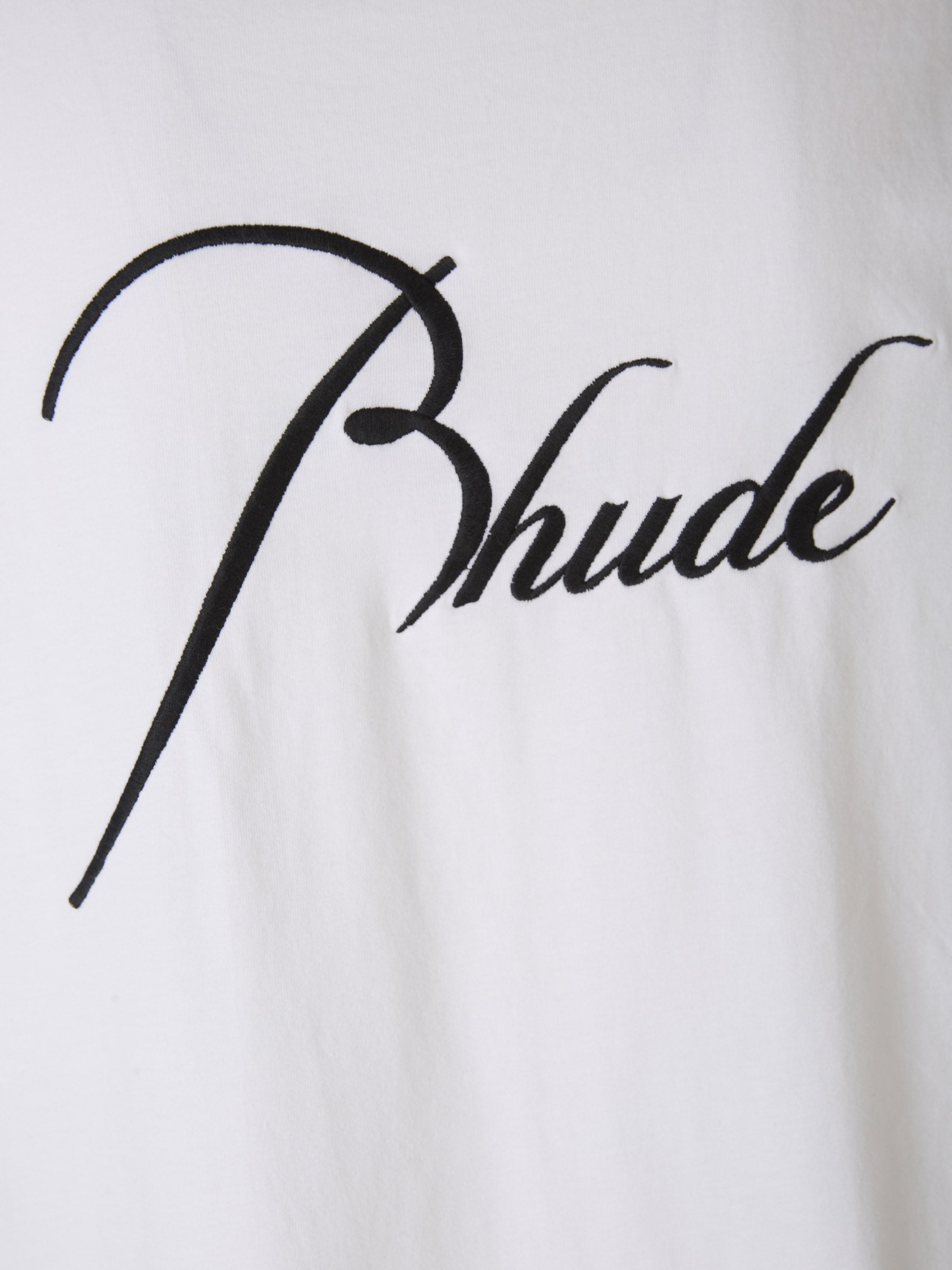 Rhude Camiseta Logo Bordado color Mostaza sku 553-003133 00 - Foto 5
