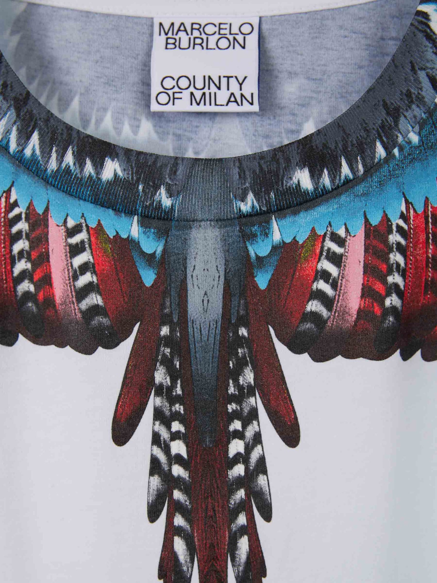 Marcelo Burlon Camiseta Alas Algodón color Negro sku 553-003151 02 - Foto 3