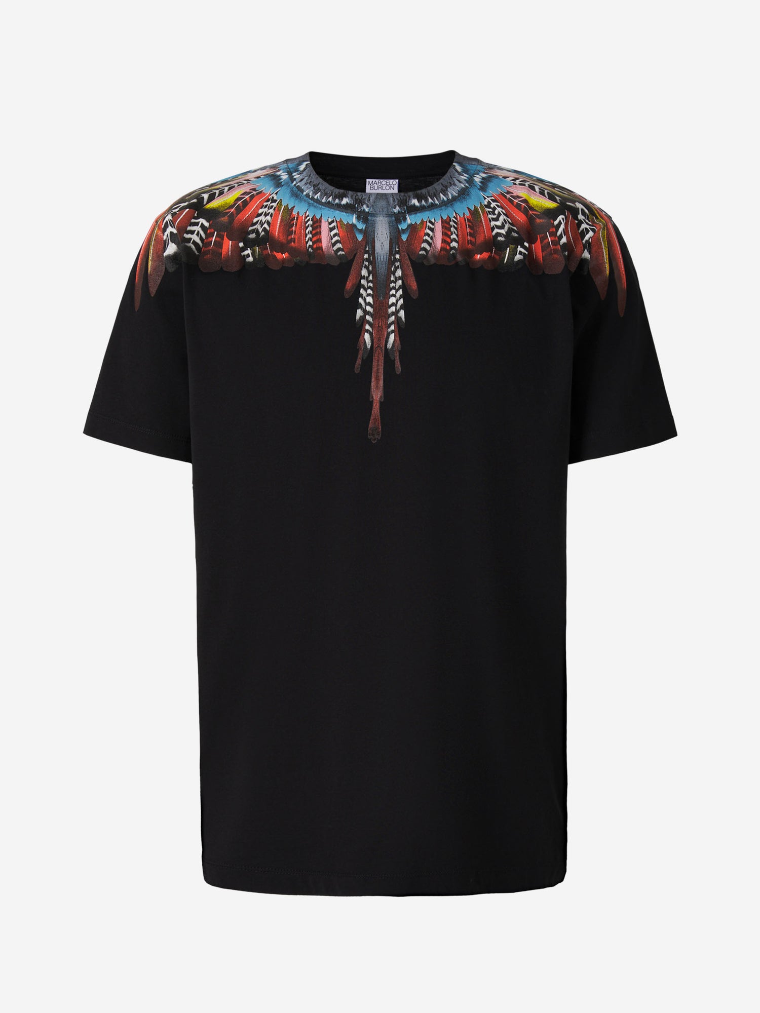 Marcelo Burlon Camiseta Alas Algodón color Negro sku 553-003151 02 - Foto 4