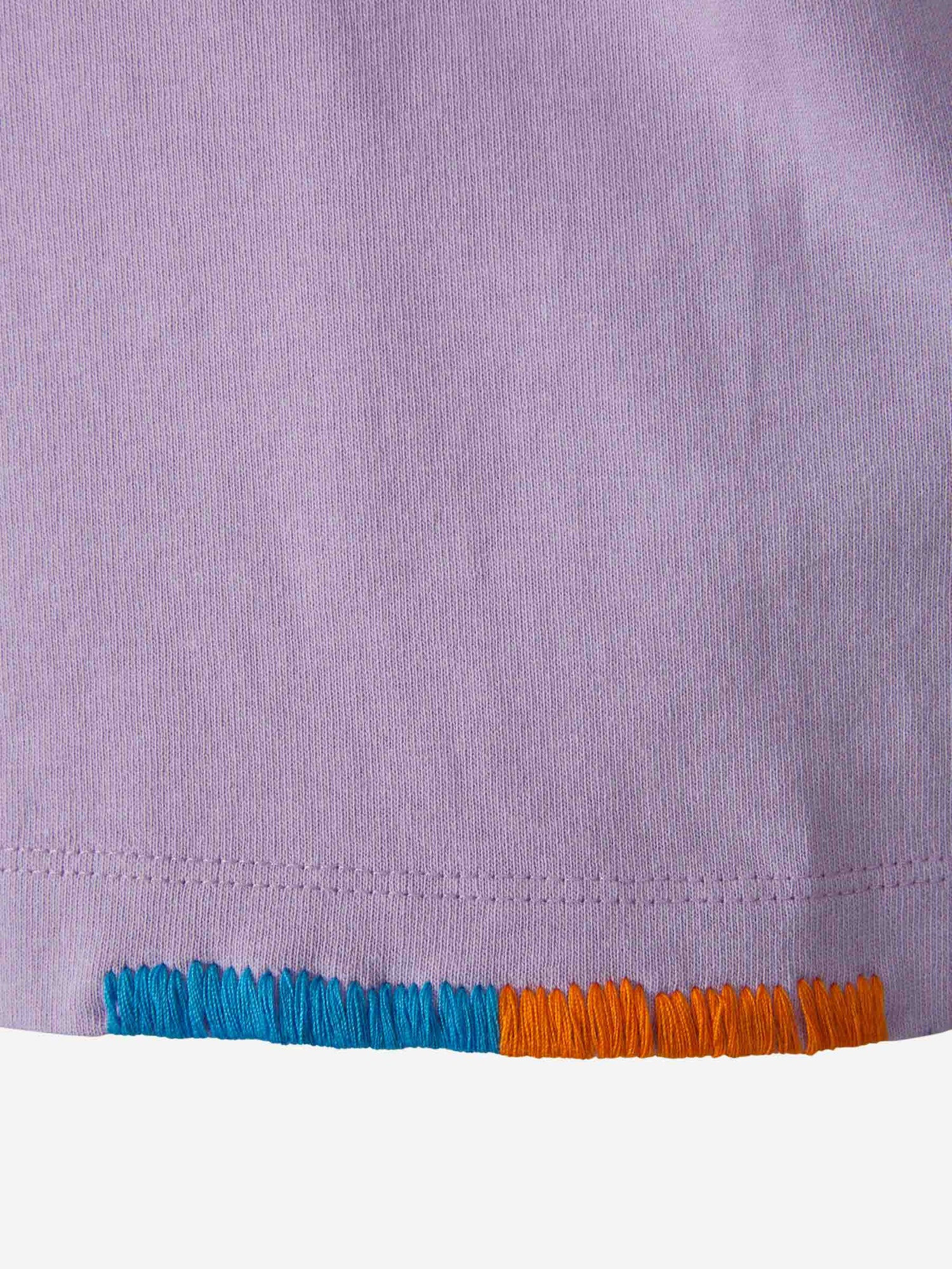 Marcelo Burlon Camiseta Logo Bordado color Lila sku 553-003154 02 - Foto 5