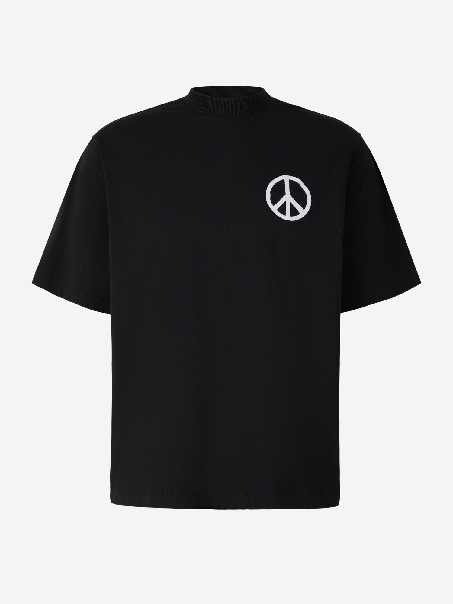 Marcelo Burlon Camiseta Logo Peace color Negro sku 553-003155 02 - Foto 6