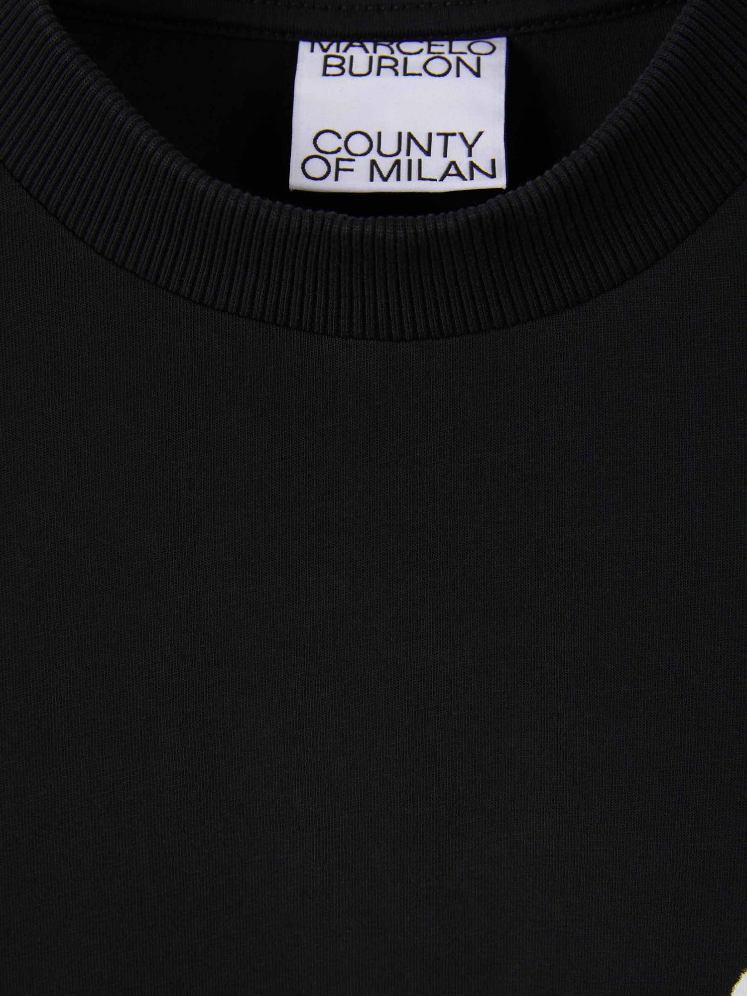 Marcelo Burlon Camiseta Logo Peace color Negro sku 553-003155 02 - Foto 8