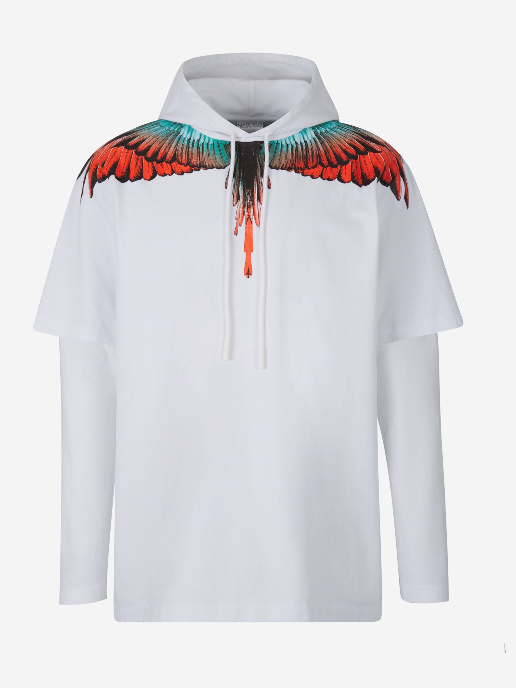 Marcelo Burlon Sudadera Camiseta Capucha color Blanco sku 553-003157 01 - Foto 1