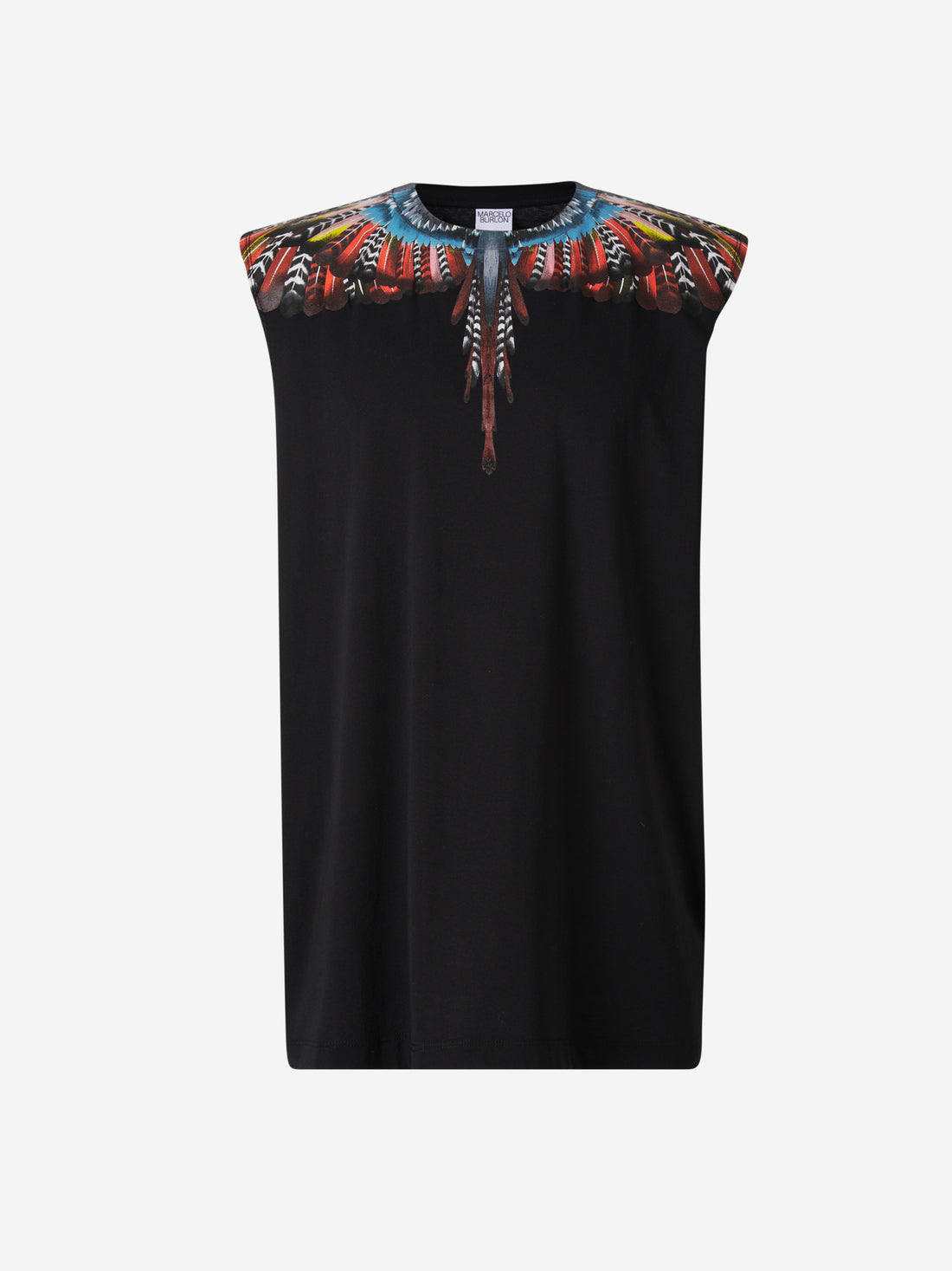 Marcelo Burlon Camiseta Sin Mangas Alas color Negro sku 553-003158 01 - Foto 1