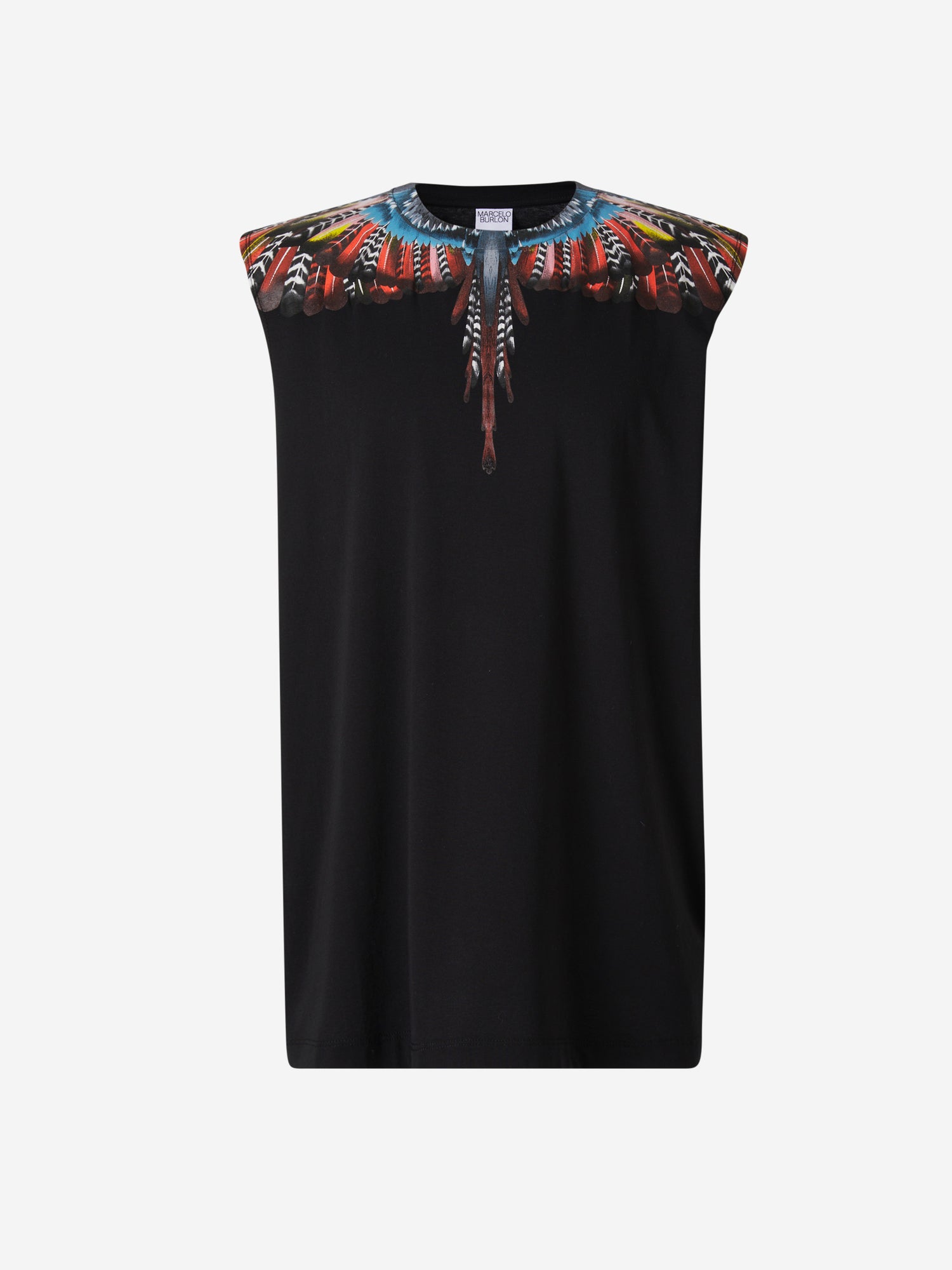 Marcelo Burlon Camiseta Sin Mangas Alas color Negro sku 553-003158 01 - Foto 1