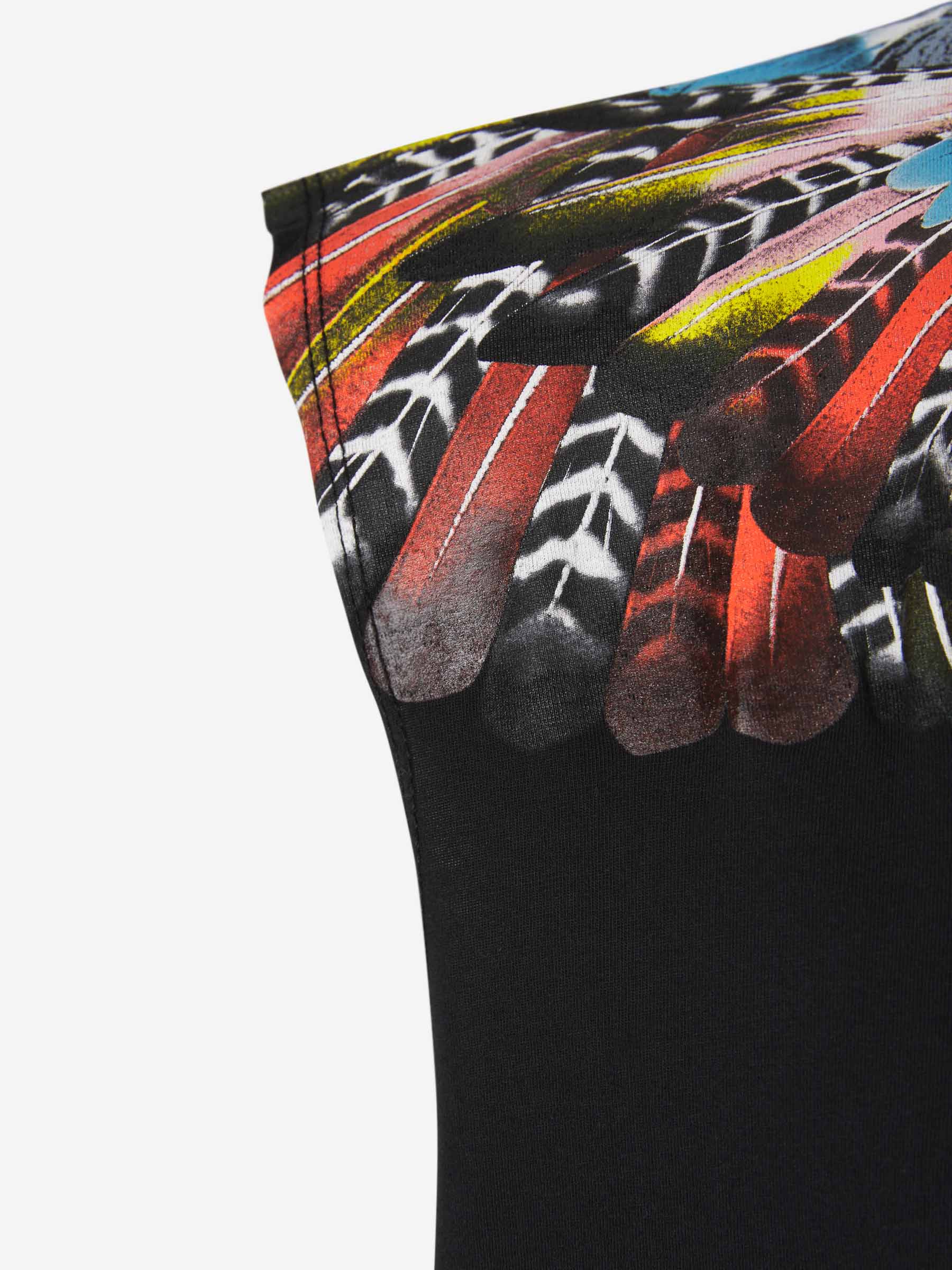 Marcelo Burlon Camiseta Sin Mangas Alas color Negro sku 553-003158 01 - Foto 4