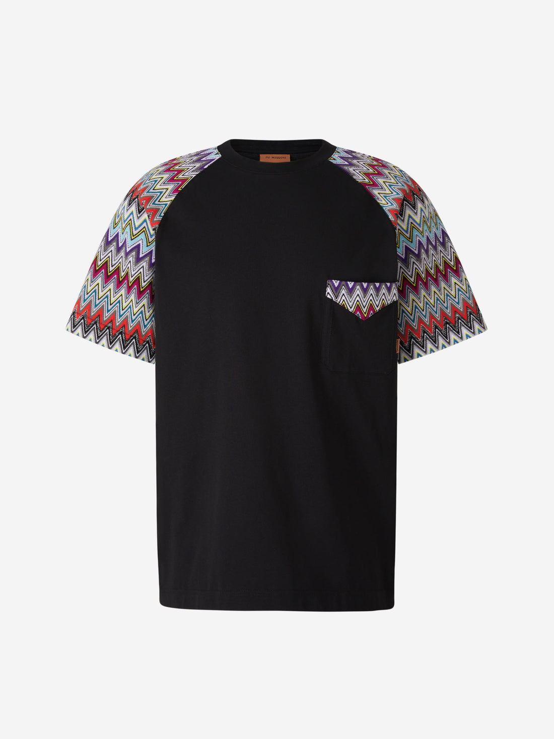 Missoni Camiseta Contraste Zig Zag color Negro sku 553-003177 00 - Foto 1