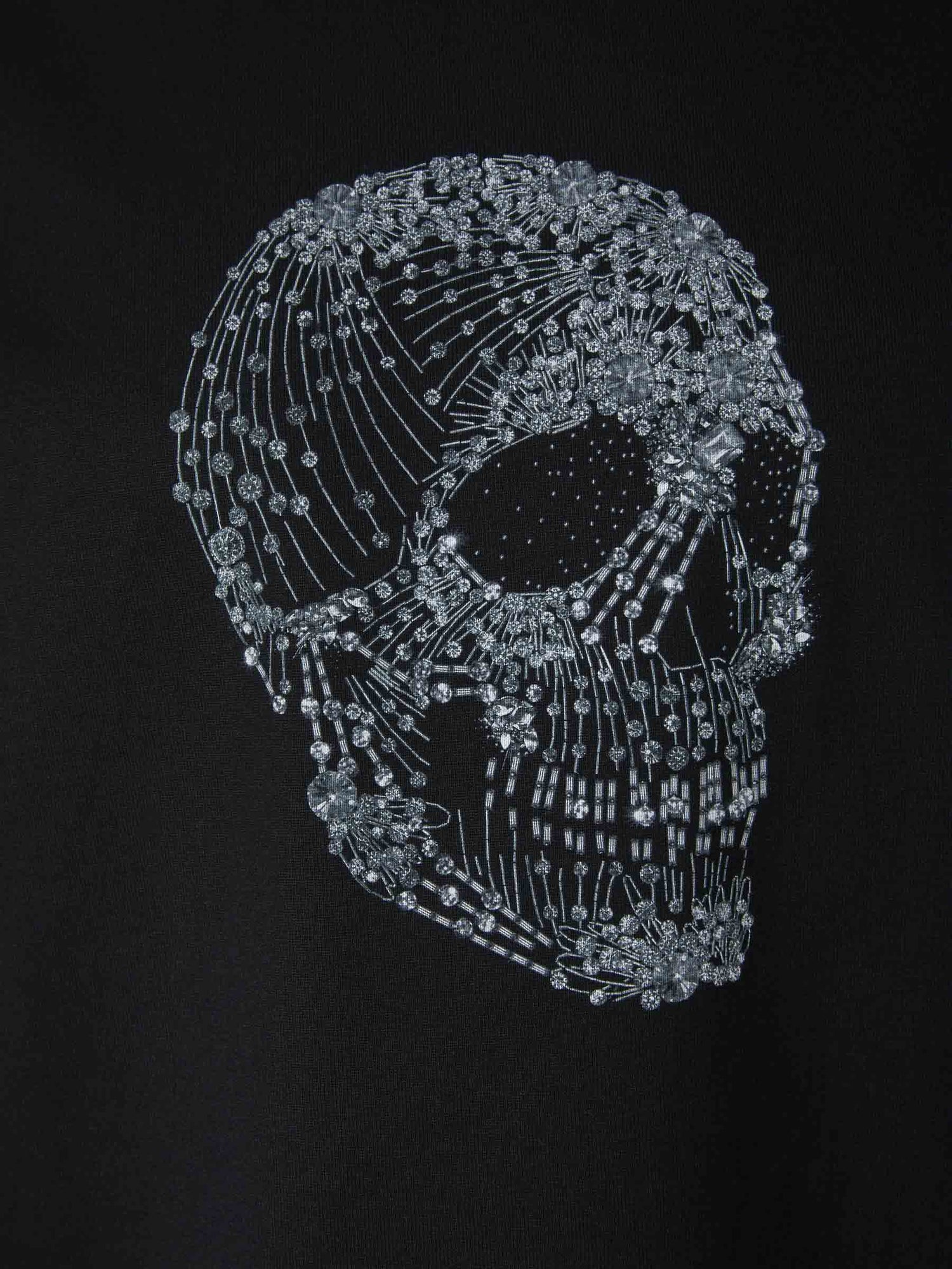 Alexander McQueen Camiseta Calavera Estampada color Negro sku 553-003180 01 - Foto 4