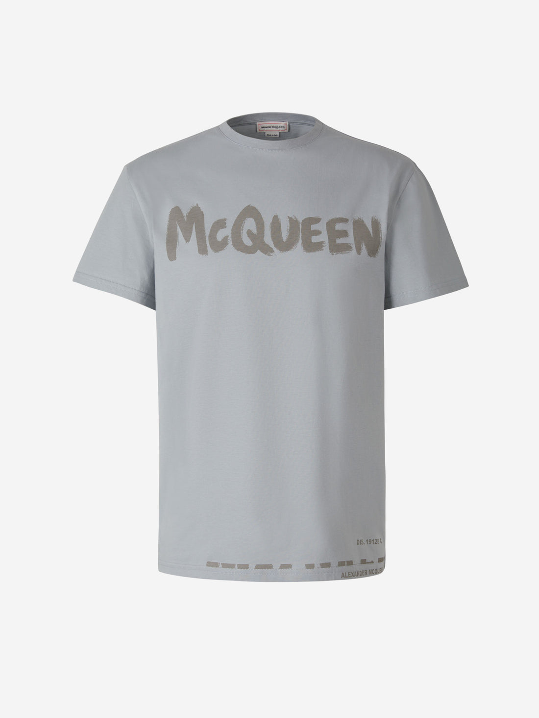 Alexander McQueen Camiseta Logo Graffiti color Gris Claro sku 553-003181 02 - Foto 1