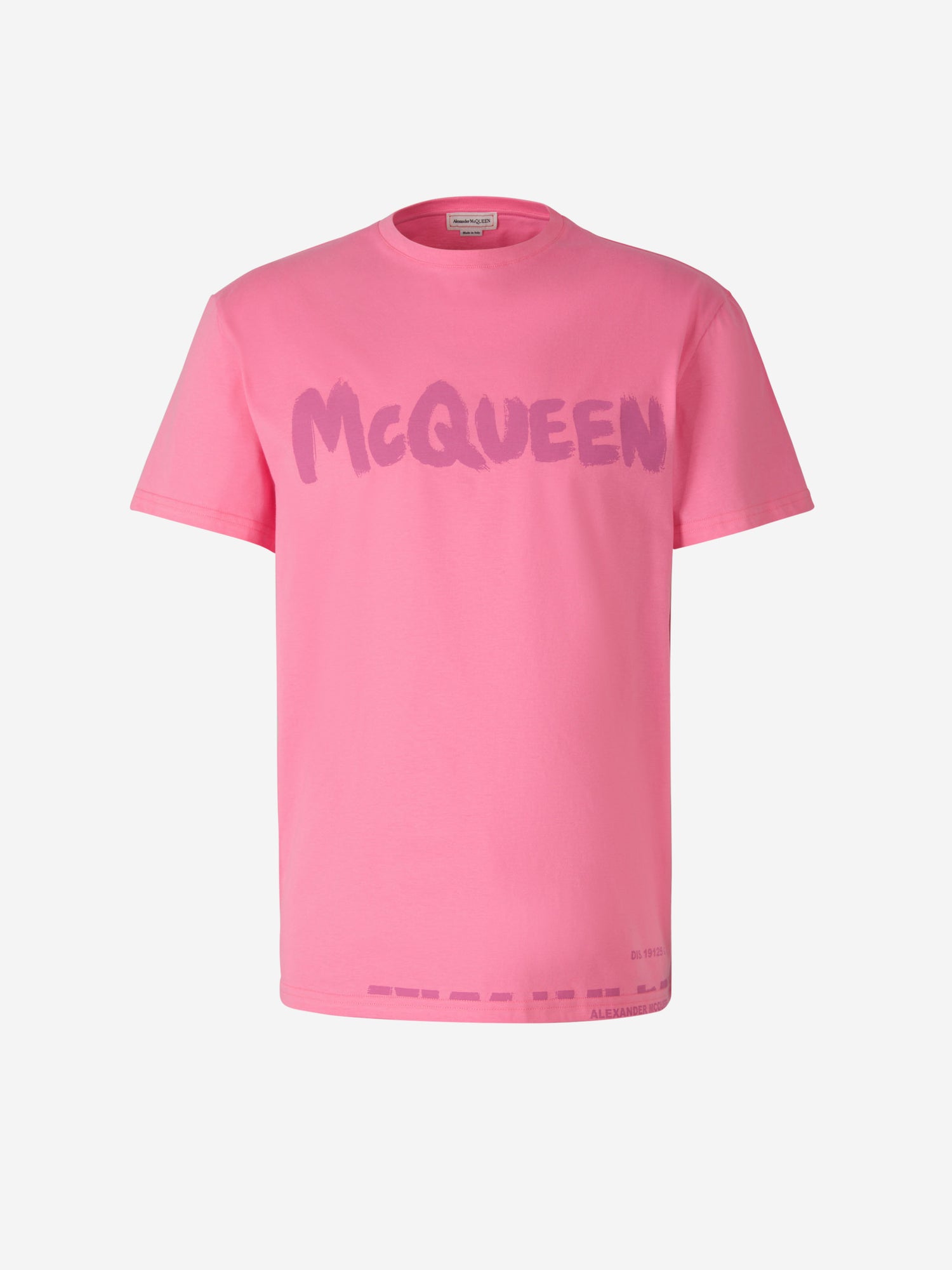 Alexander McQueen Camiseta Logo Graffiti color Gris Claro sku 553-003181 02 - Foto 6