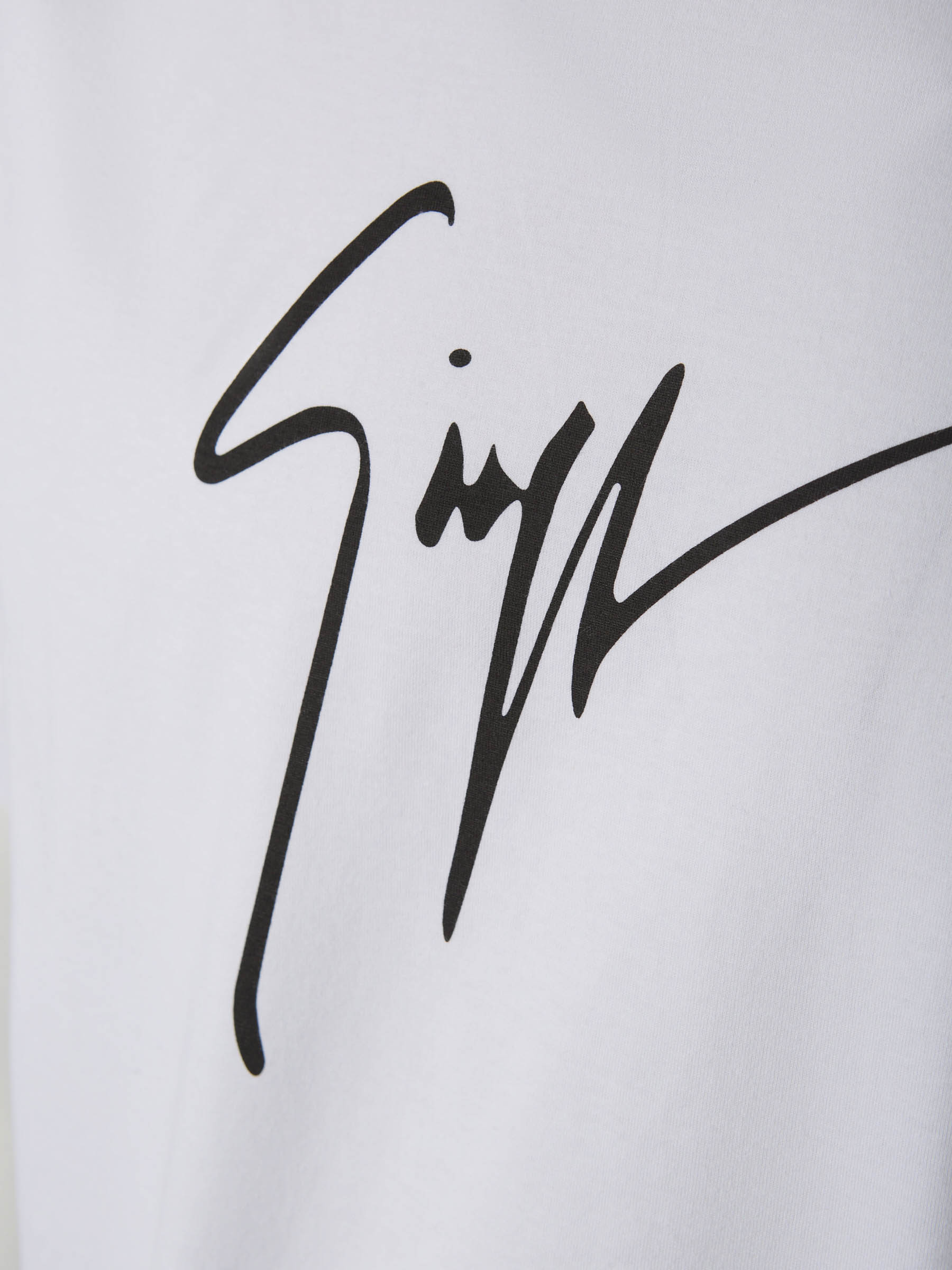 Giuseppe Zanotti Camiseta Algodón Logo color Blanco sku 553-003182 01 - Foto 4