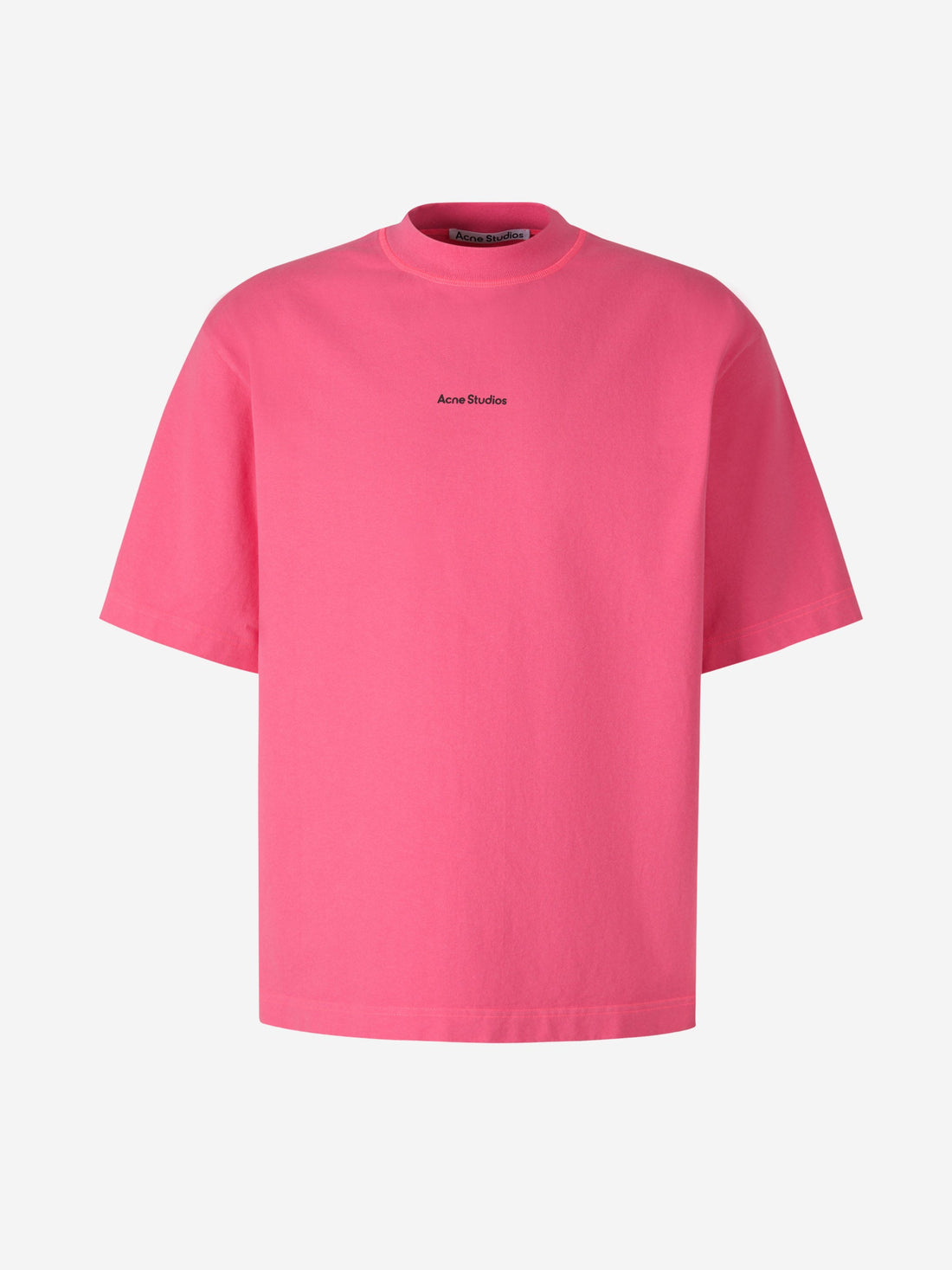 Acne Studios Camiseta Logo Algodón color Rosa sku 553-003224 03 - Foto 1