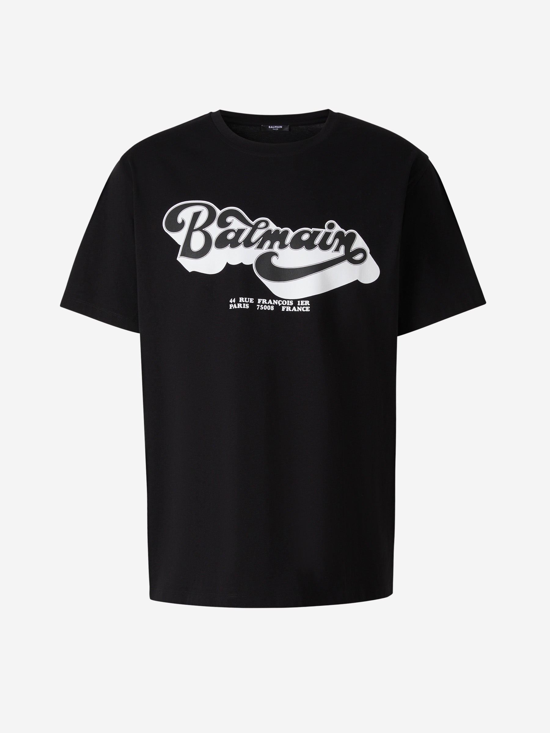 Balmain Camiseta Logo Algodón color Negro sku 553-003226 00 - Foto 1