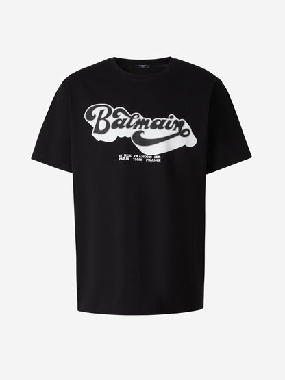 Balmain Camiseta Logo Algodón color Negro sku 553-003226 00 - Foto 1