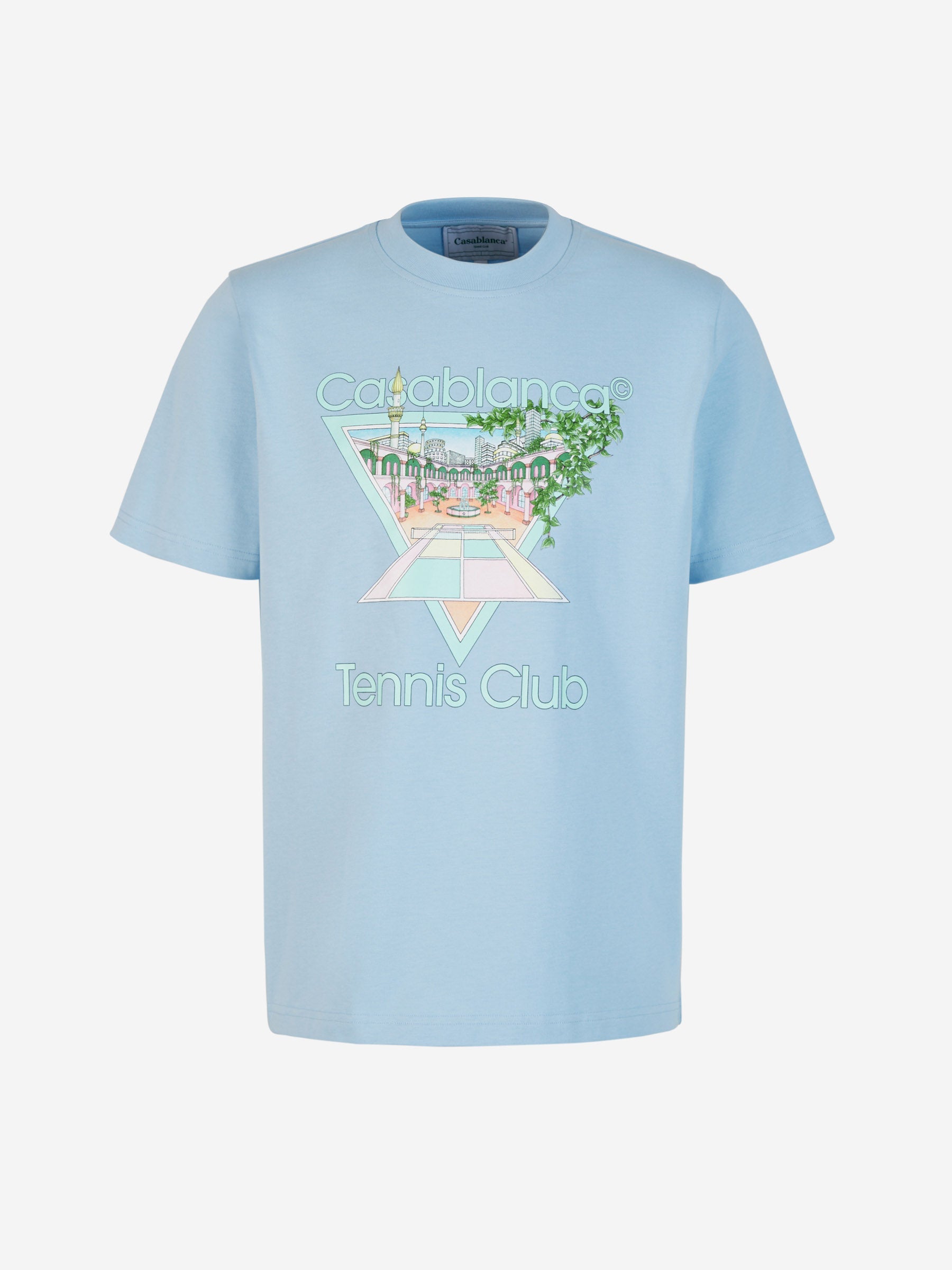 Casablanca Camiseta Tennis Club color Azul Cielo sku 553-003231 01 - Foto 1