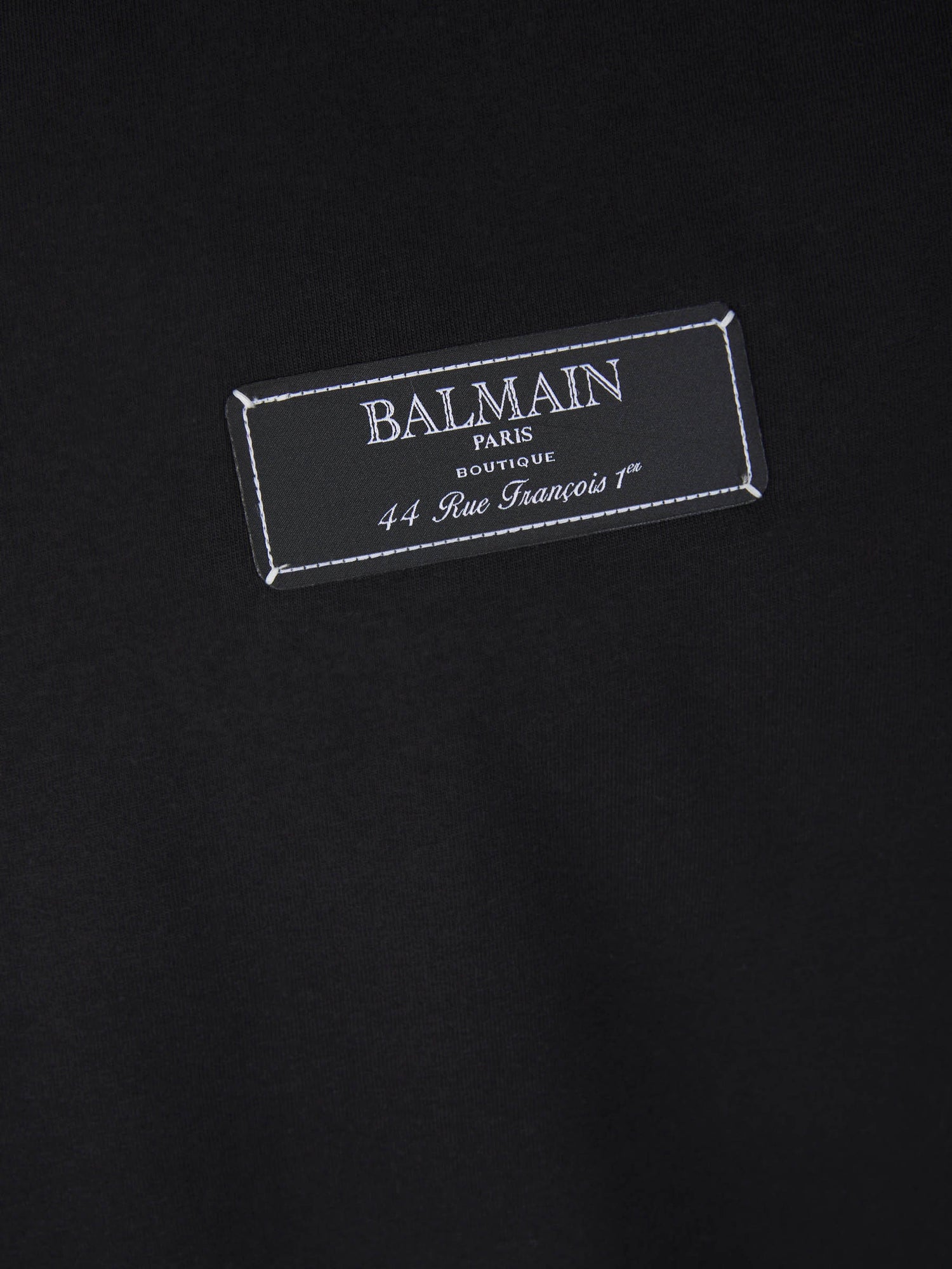 Balmain Camiseta Parche Logo color Negro sku 553-003234 00 - Foto 4