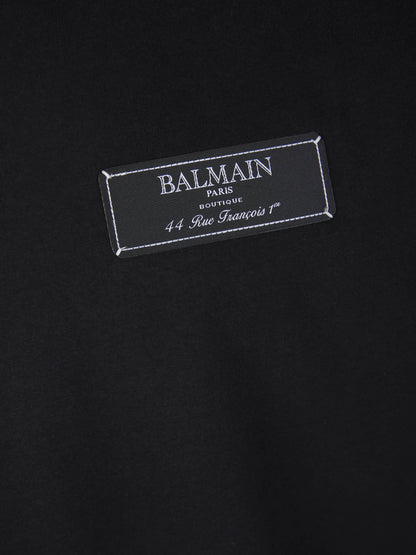 Balmain Camiseta Parche Logo color Negro sku 553-003234 00 - Foto 4