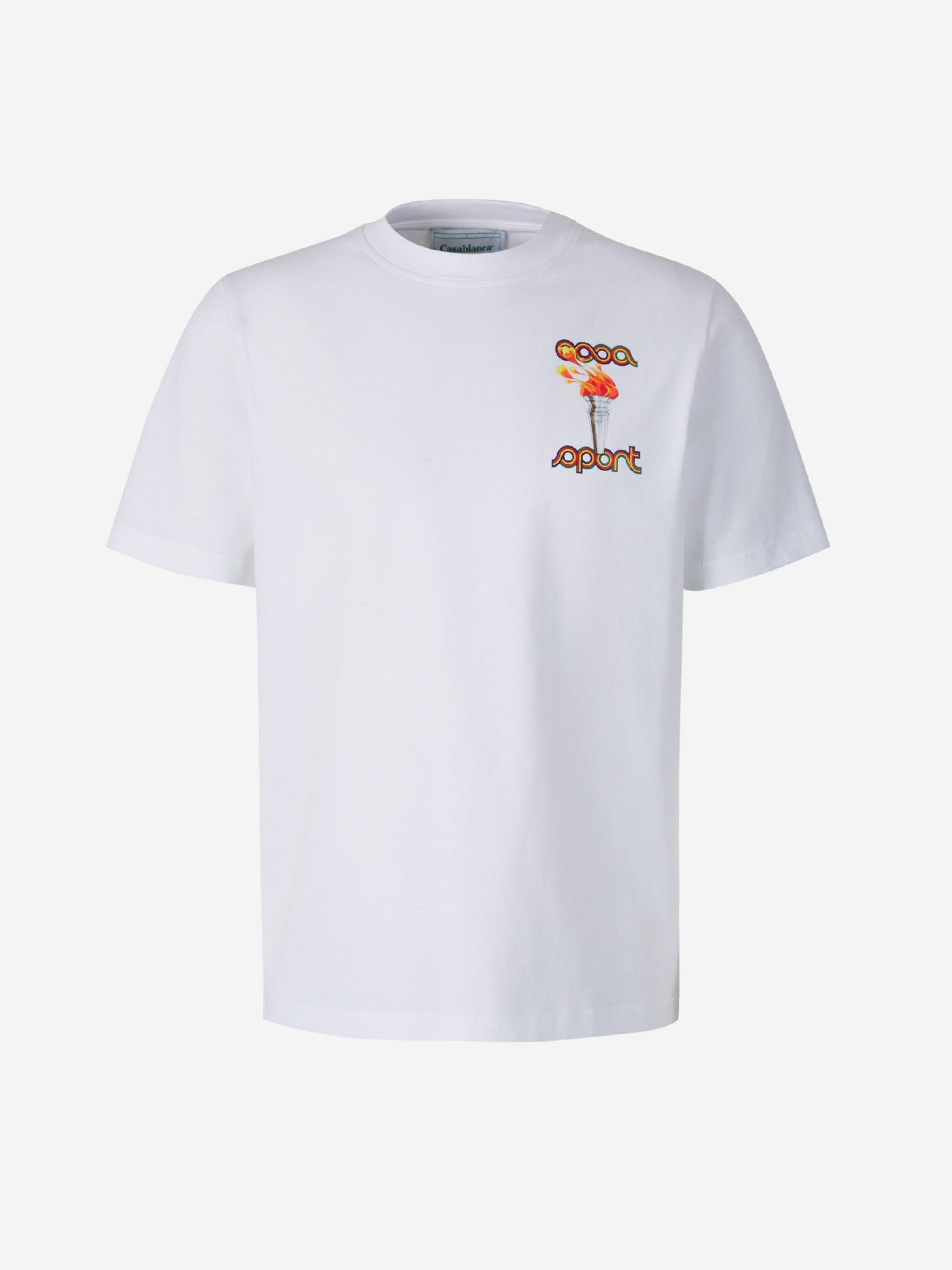 Casablanca Camiseta La Flamme color Blanco sku 553-003248 01 - Foto 1