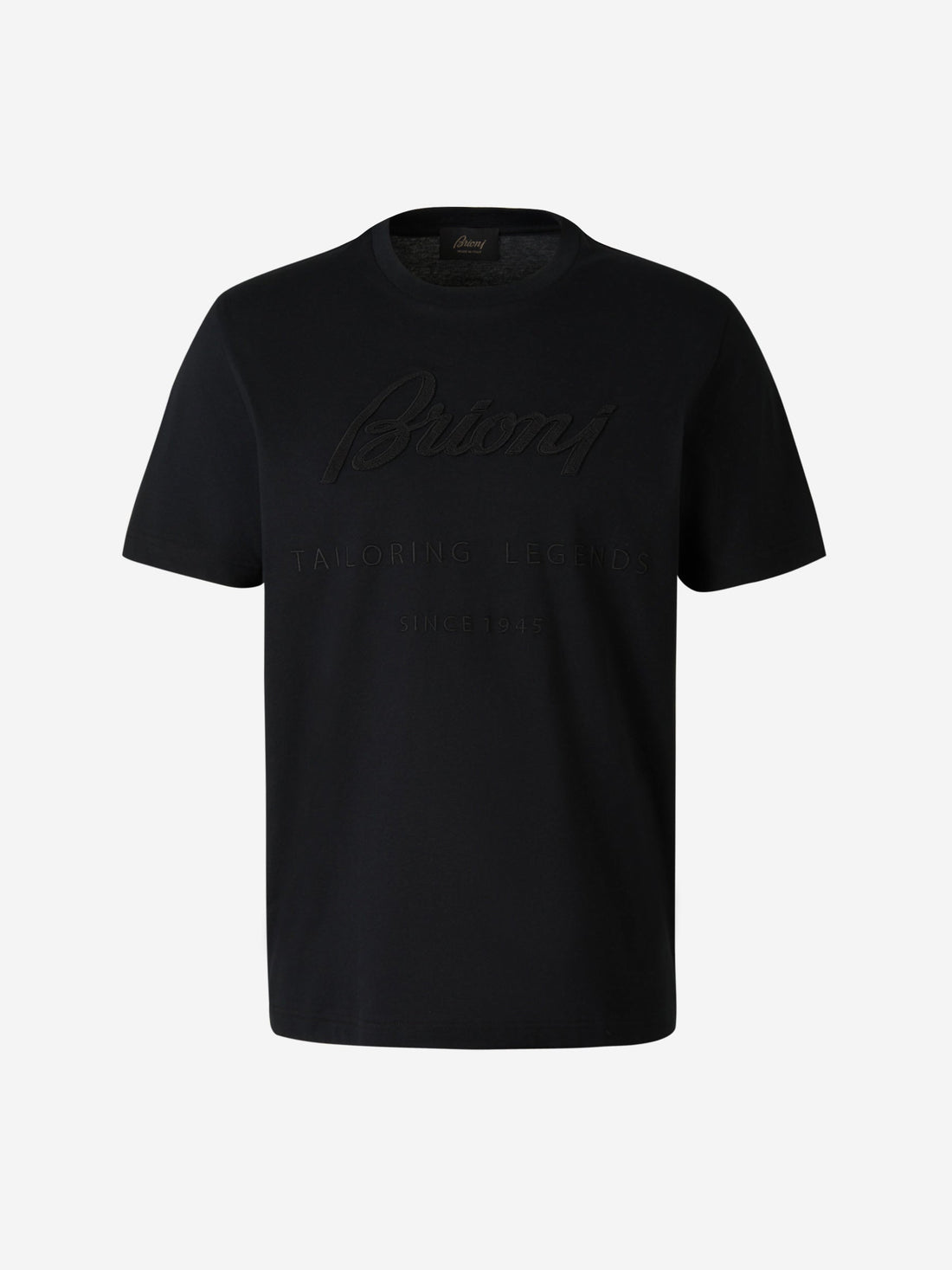 Brioni Camiseta Logo Relieve color Negro sku 553-003255 01 - Foto 1