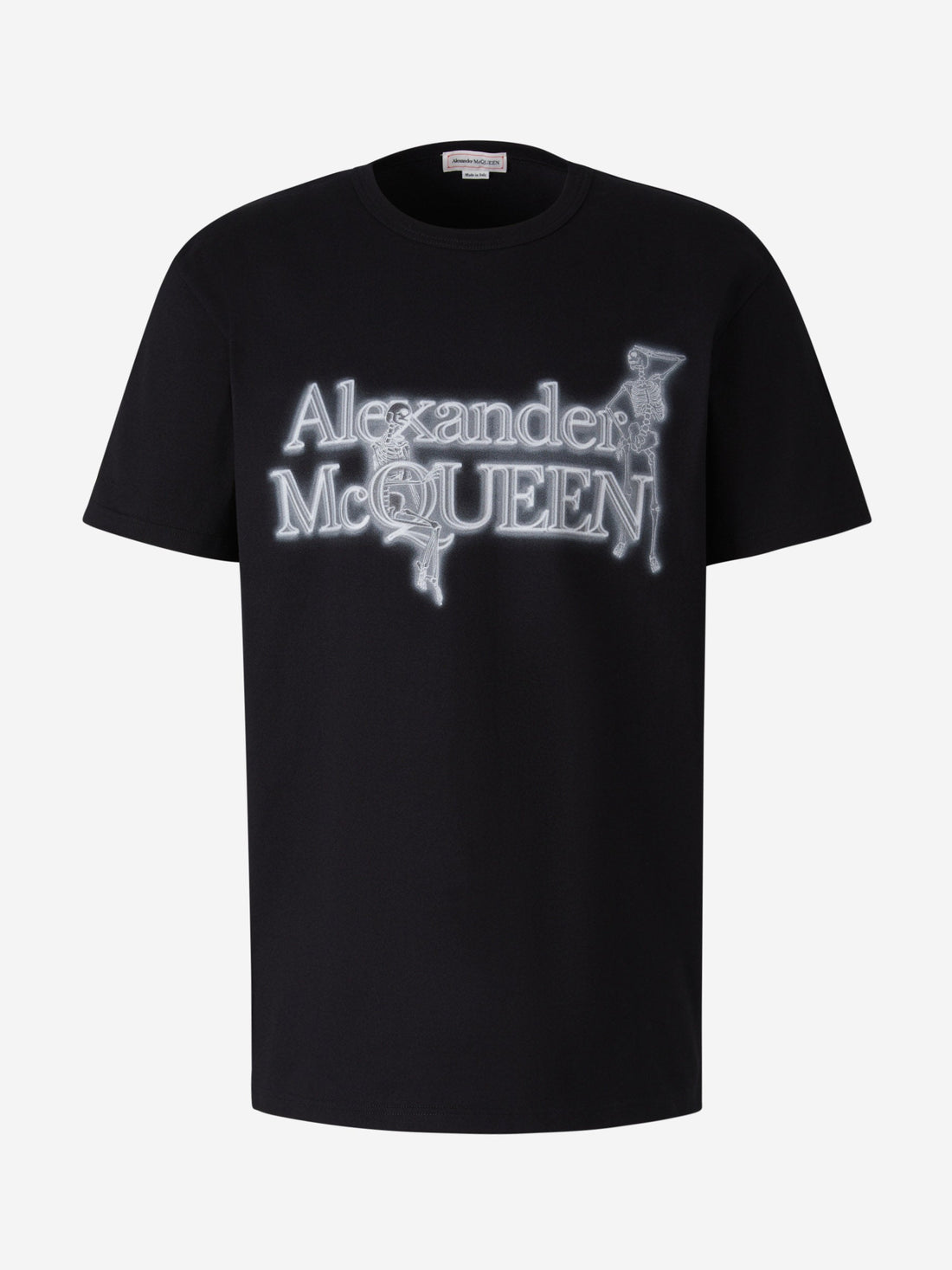 Alexander McQueen Camiseta Gráfico Estampado color Negro sku 553-003266 01 - Foto 1