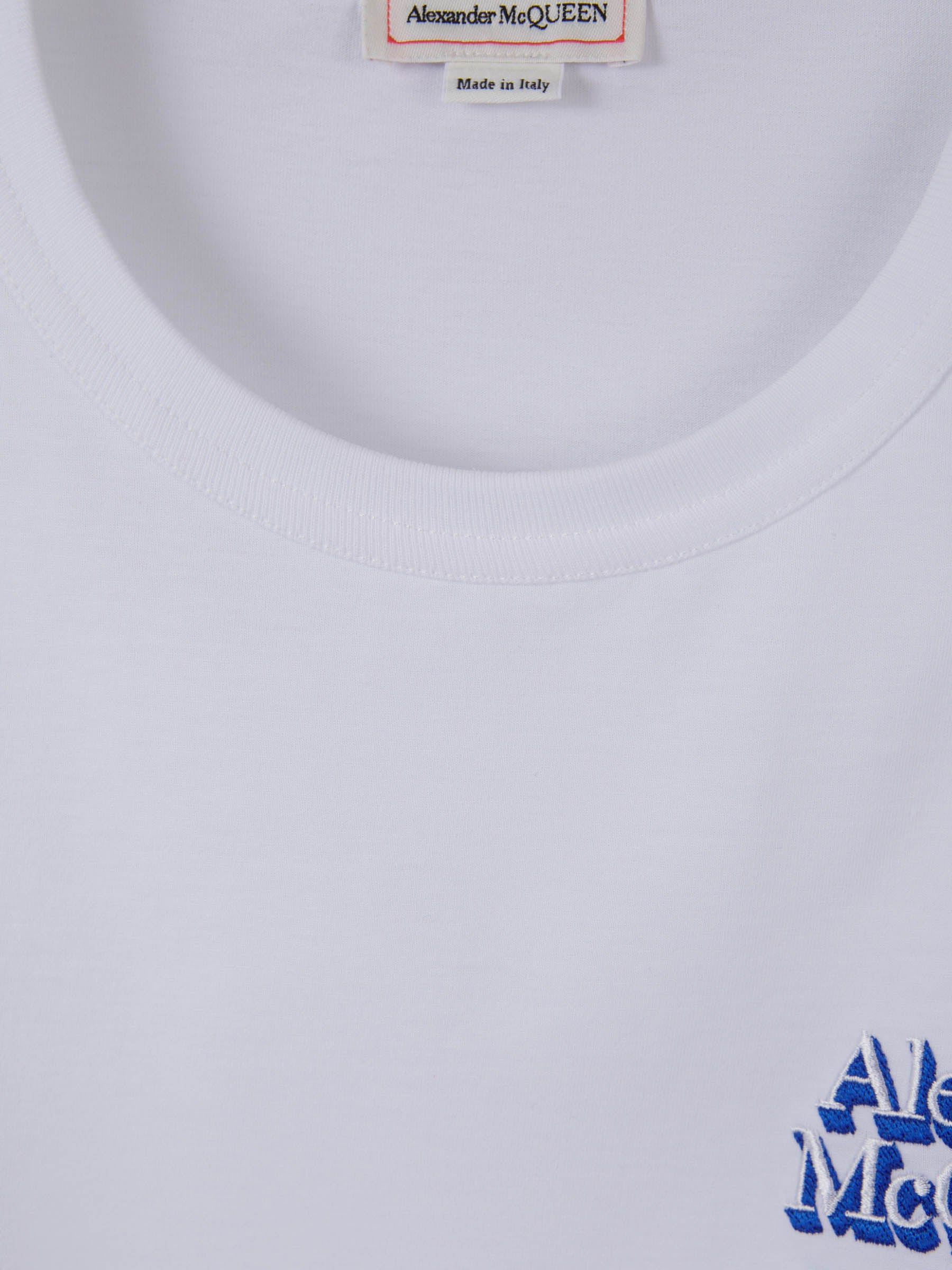 Alexander McQueen Camiseta Logo Estampado color Blanco sku 553-003269 01 - Foto 4