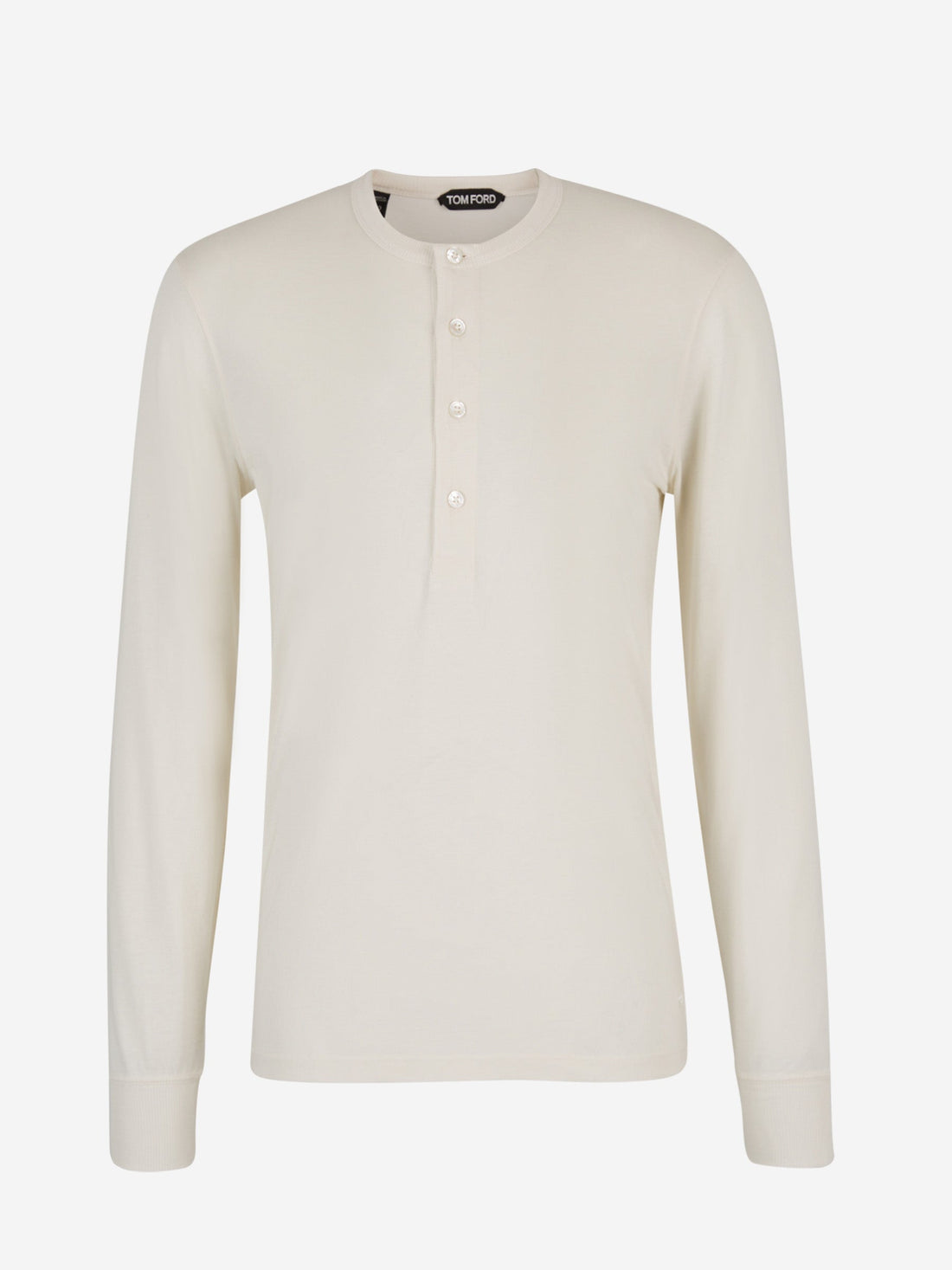 Tom Ford Camiseta Punto Algodón color Crema sku 553-003276 01 - Foto 1