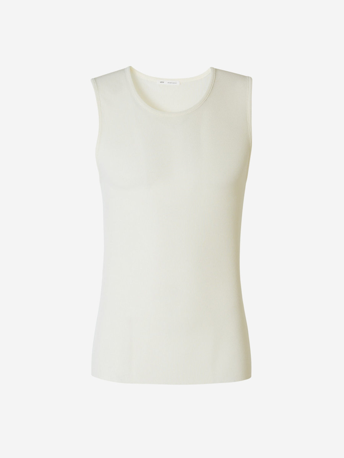 Ami Paris Camiseta Larga Sin Mangas color Crema sku 553-003279 01 - Foto 1