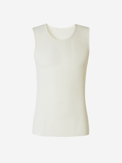 Ami Paris Camiseta Larga Sin Mangas color Crema sku 553-003279 01 - Foto 1